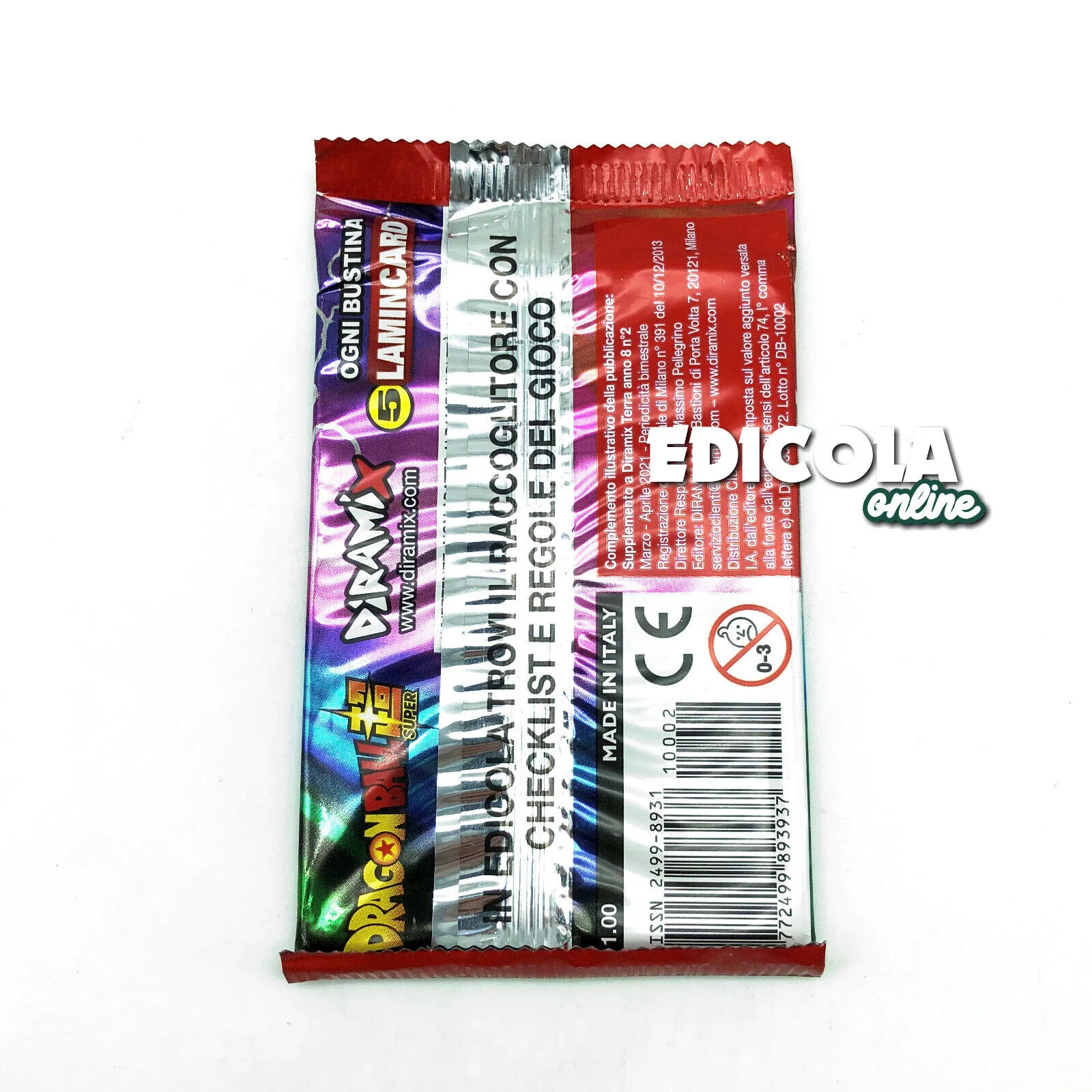 Una Bustina Sigillata di CARD DRAGONBALL Ultra Power LAMINCARDS - Image 5