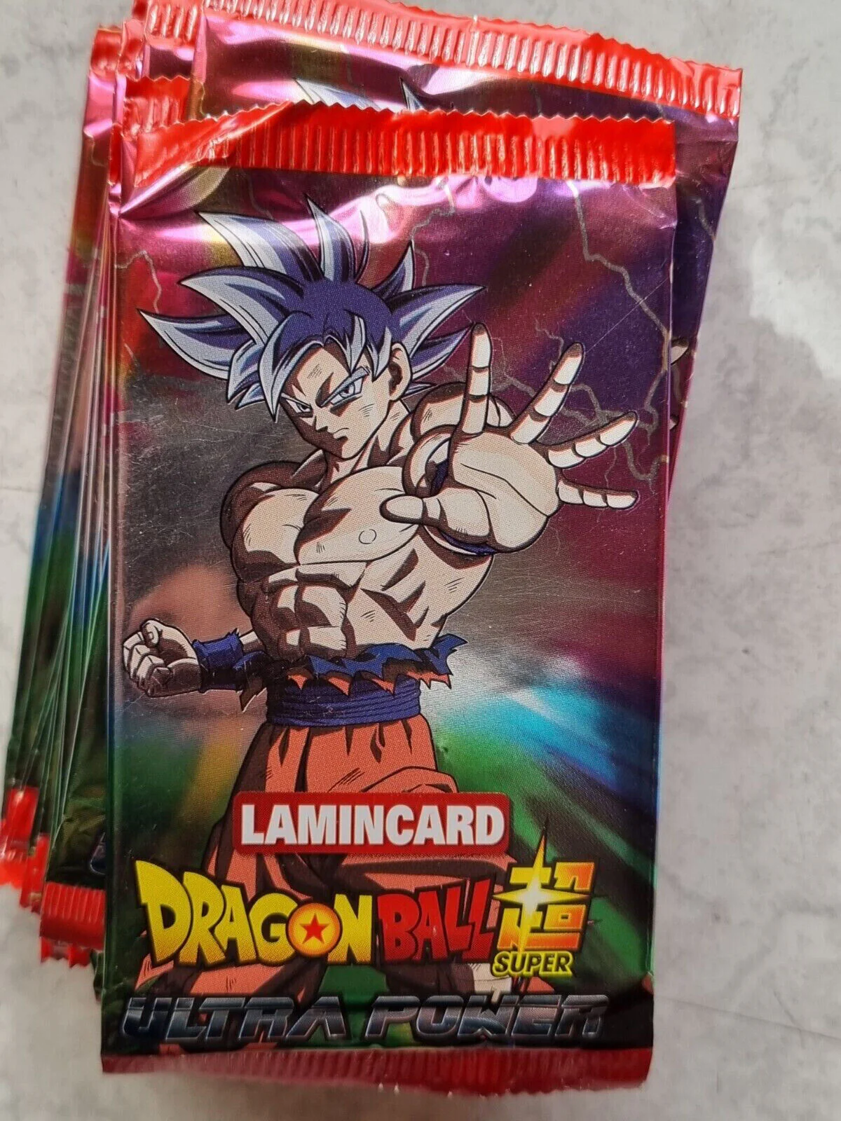 Una Bustina Sigillata di CARD DRAGONBALL Ultra Power LAMINCARDS - Image 9