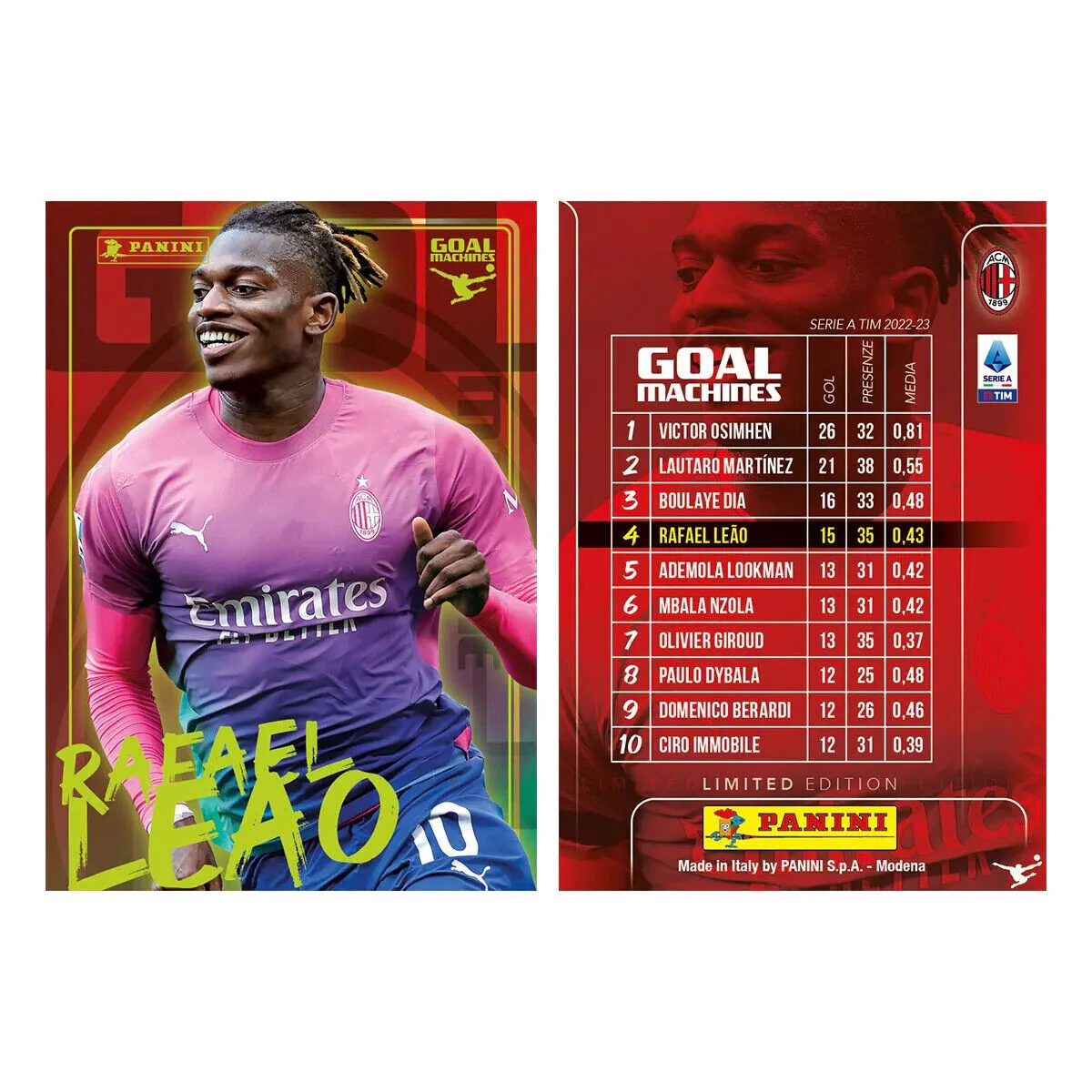 Scegli la tua Carta GOAL MACHINES 2024 - PANINI CALCIATORI 2023-24 - Image 12