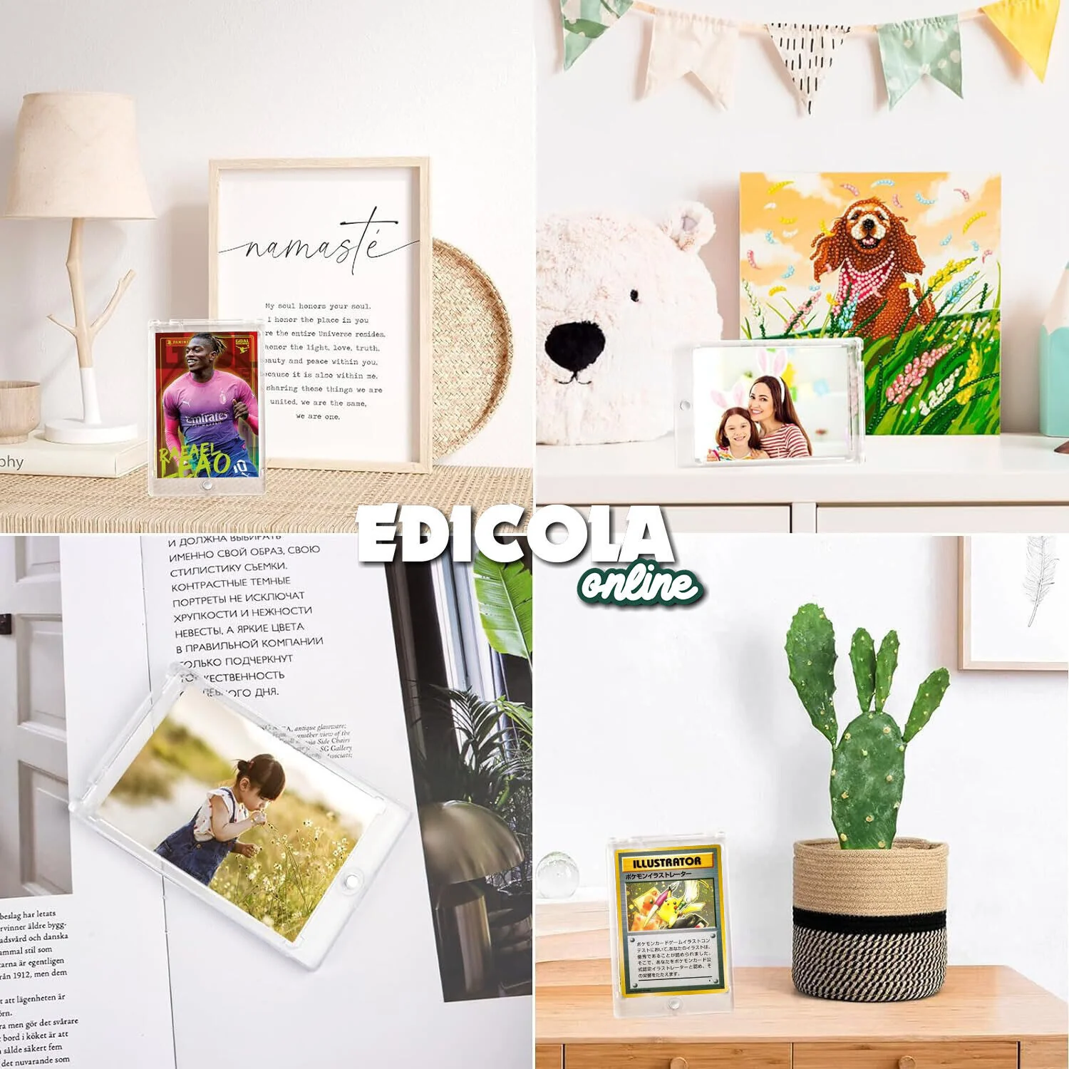 Custodia Trasparente Magnetica Protettiva UV per Carte da Collezione Card Cornice 35PT - Image 10