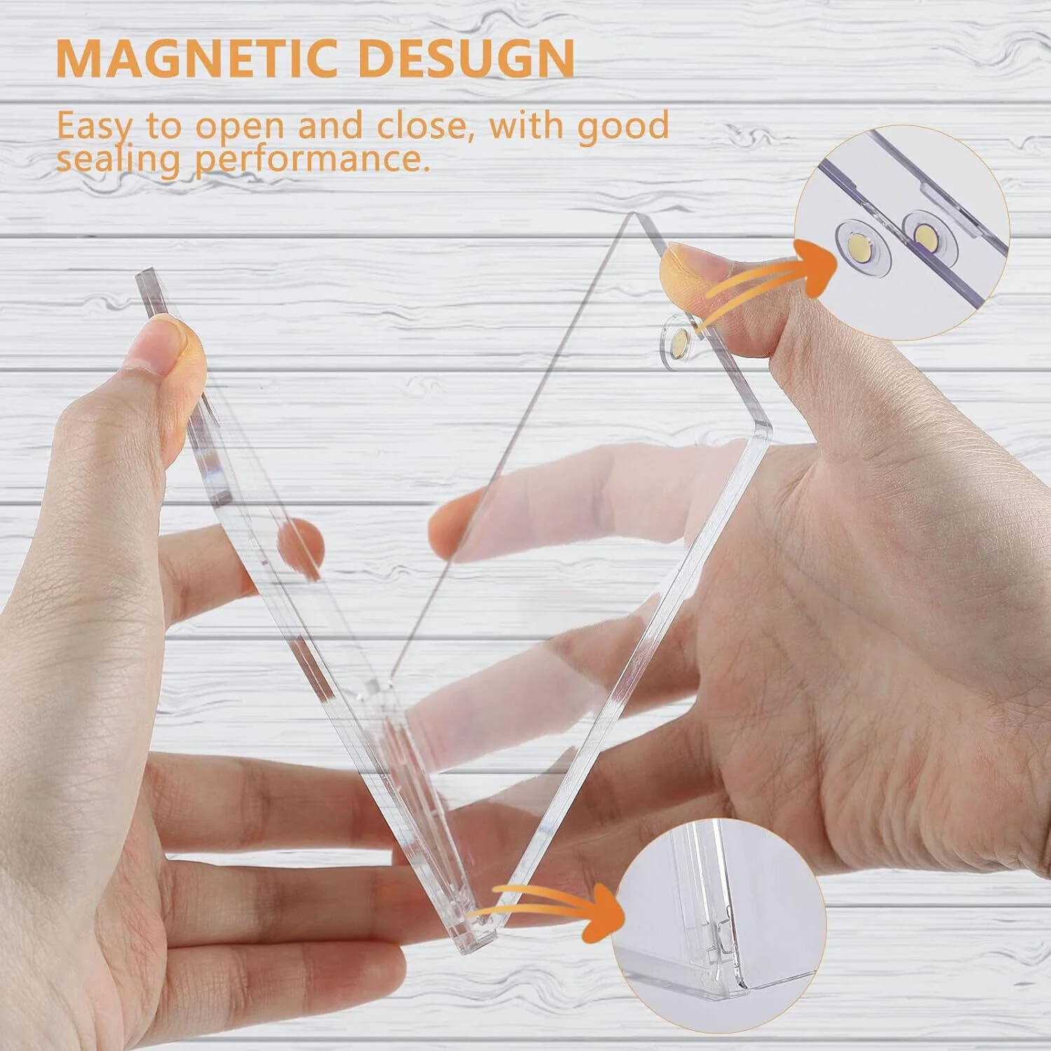 Custodia Trasparente Magnetica Protettiva UV per Carte da Collezione Card Cornice 35PT - Image 12