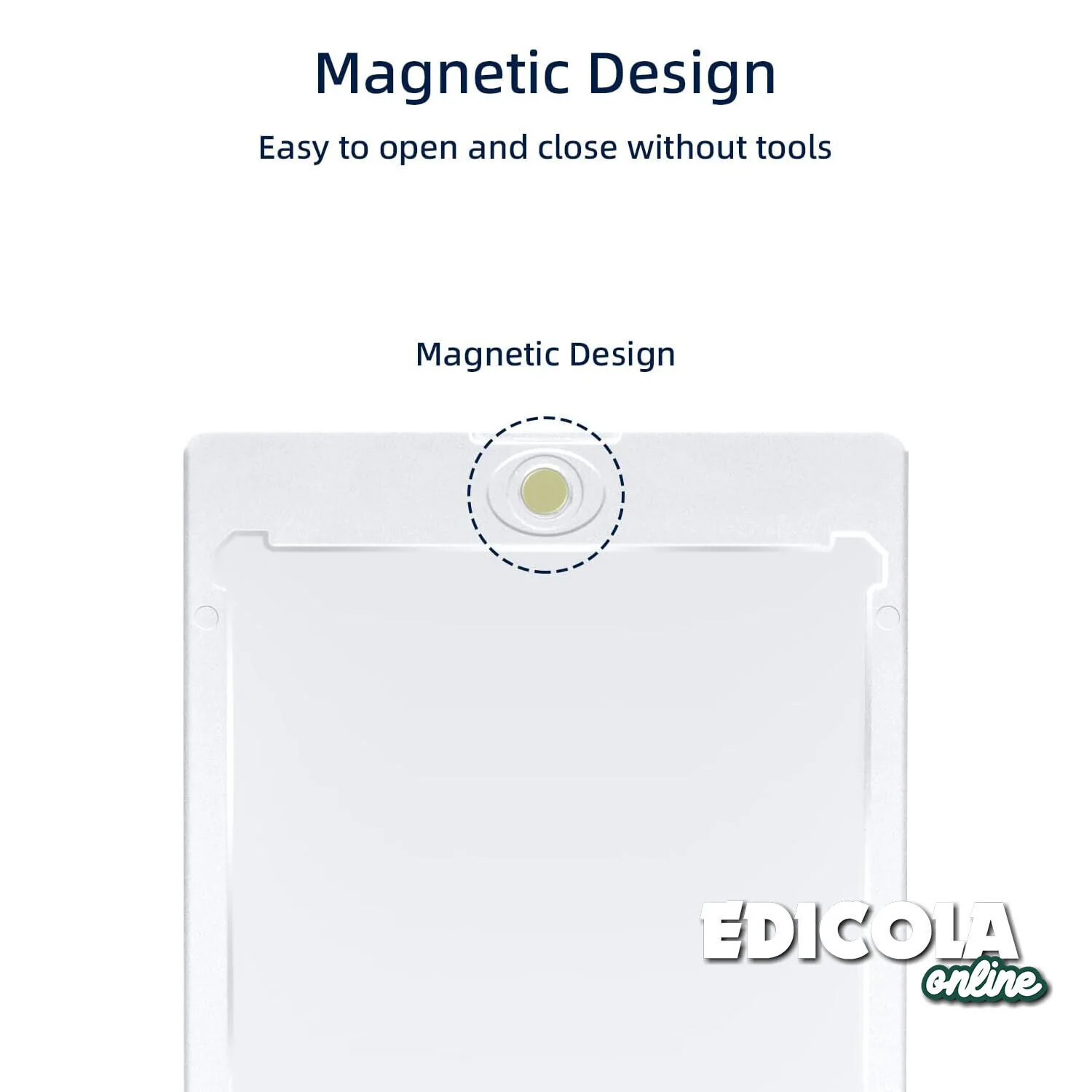 Custodia Trasparente Magnetica Protettiva UV per Carte da Collezione Card Cornice 35PT - Image 6