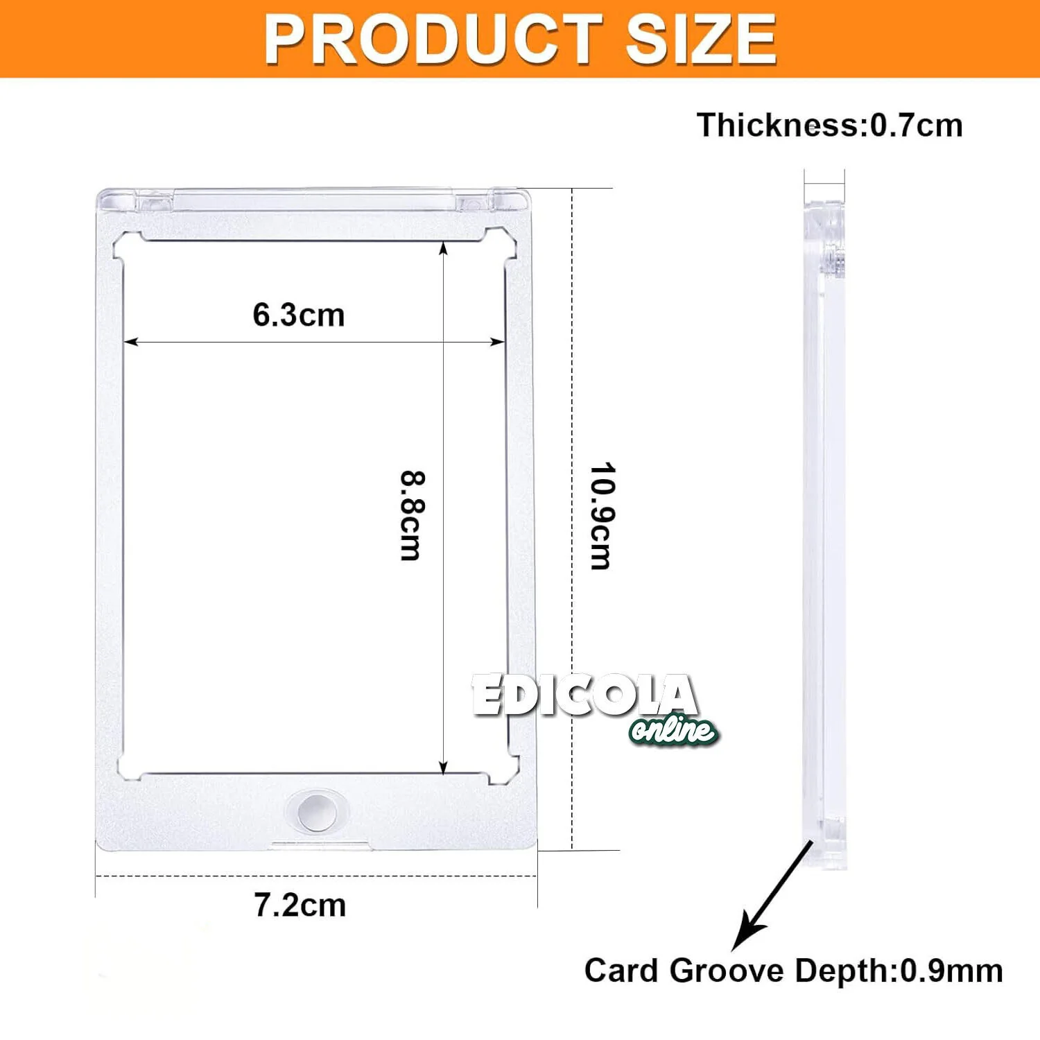 Custodia Trasparente Magnetica Protettiva UV per Carte da Collezione Card Cornice 35PT - Image 7