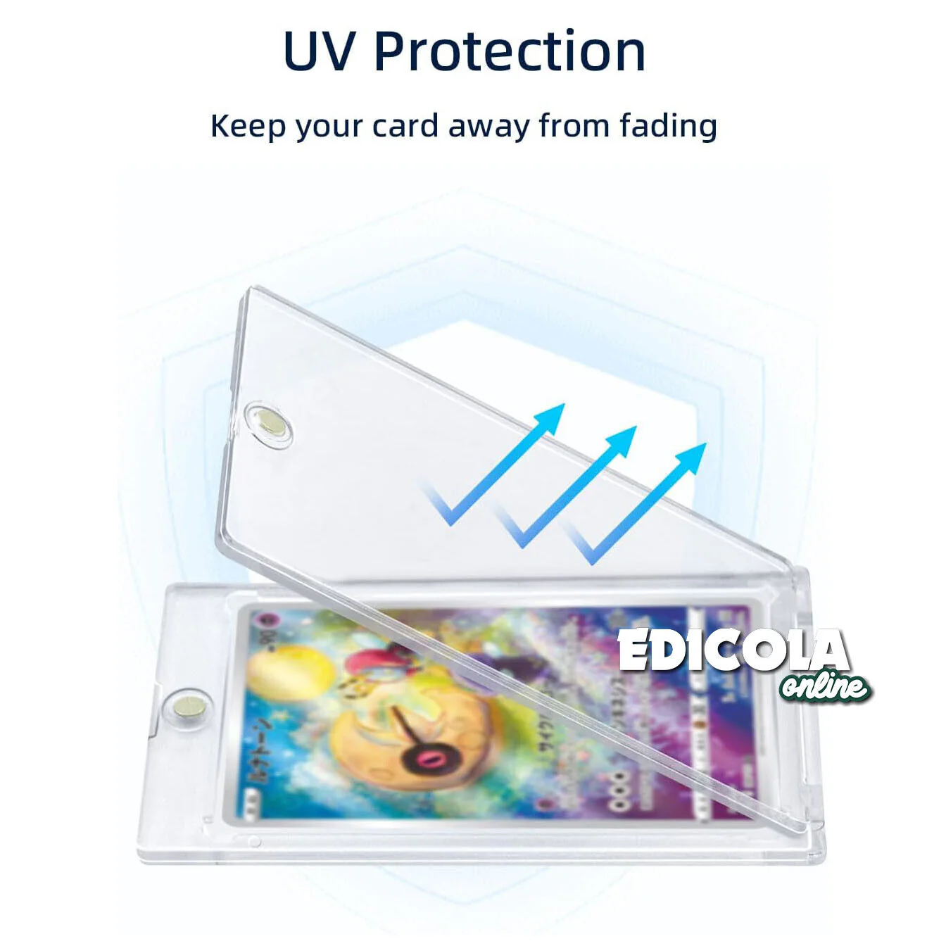 Custodia Trasparente Magnetica Protettiva UV per Carte da Collezione Card Cornice 35PT - Image 8