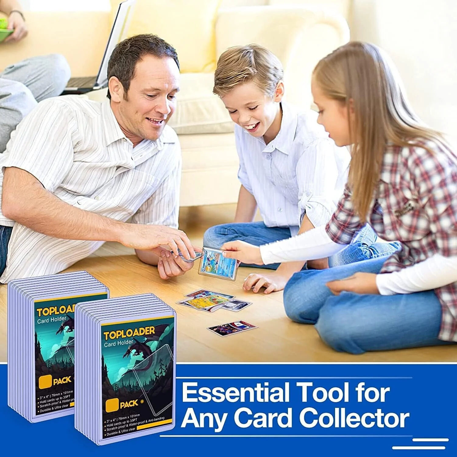 Top Loaders Custodie Trasparente Protettiva Toploader Ultra Carte da Collezione Pro - Image 3