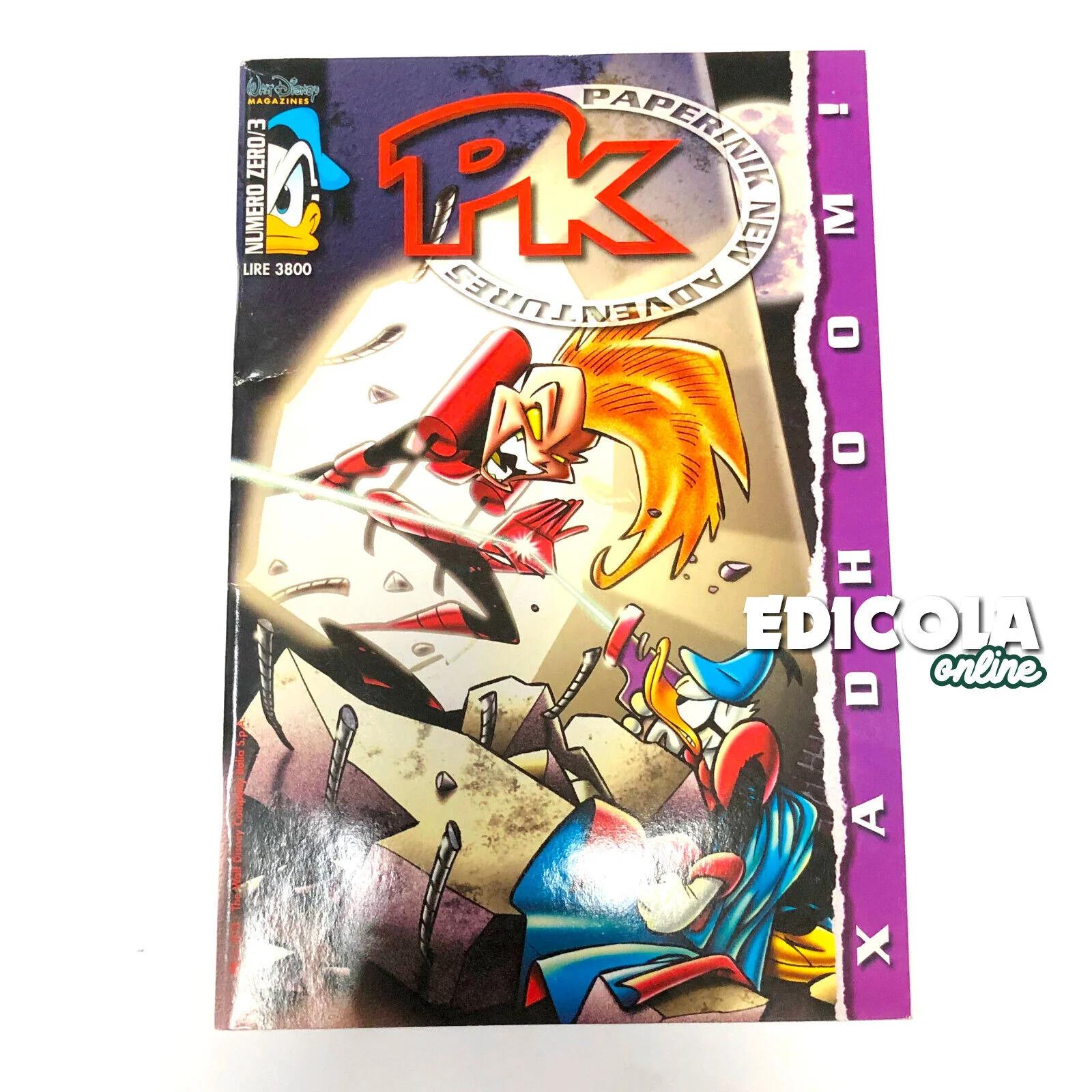 3x Fumetti PKNA Numero Zero 0/2 0/3 Paperinik New Adventures PK Disney Pikappa - Image 5