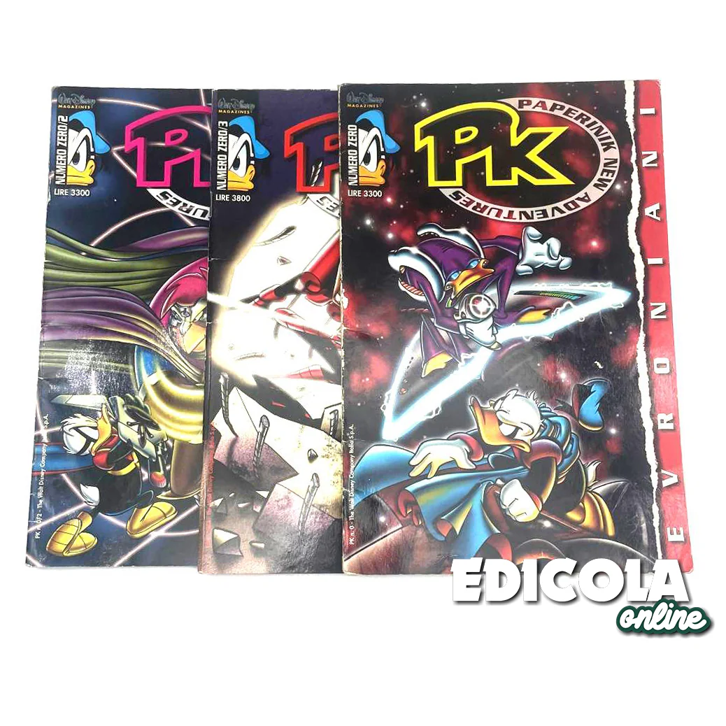 3x Fumetti PKNA Numero Zero 0/2 0/3 Paperinik New Adventures PK Disney Pikappa - Image 6