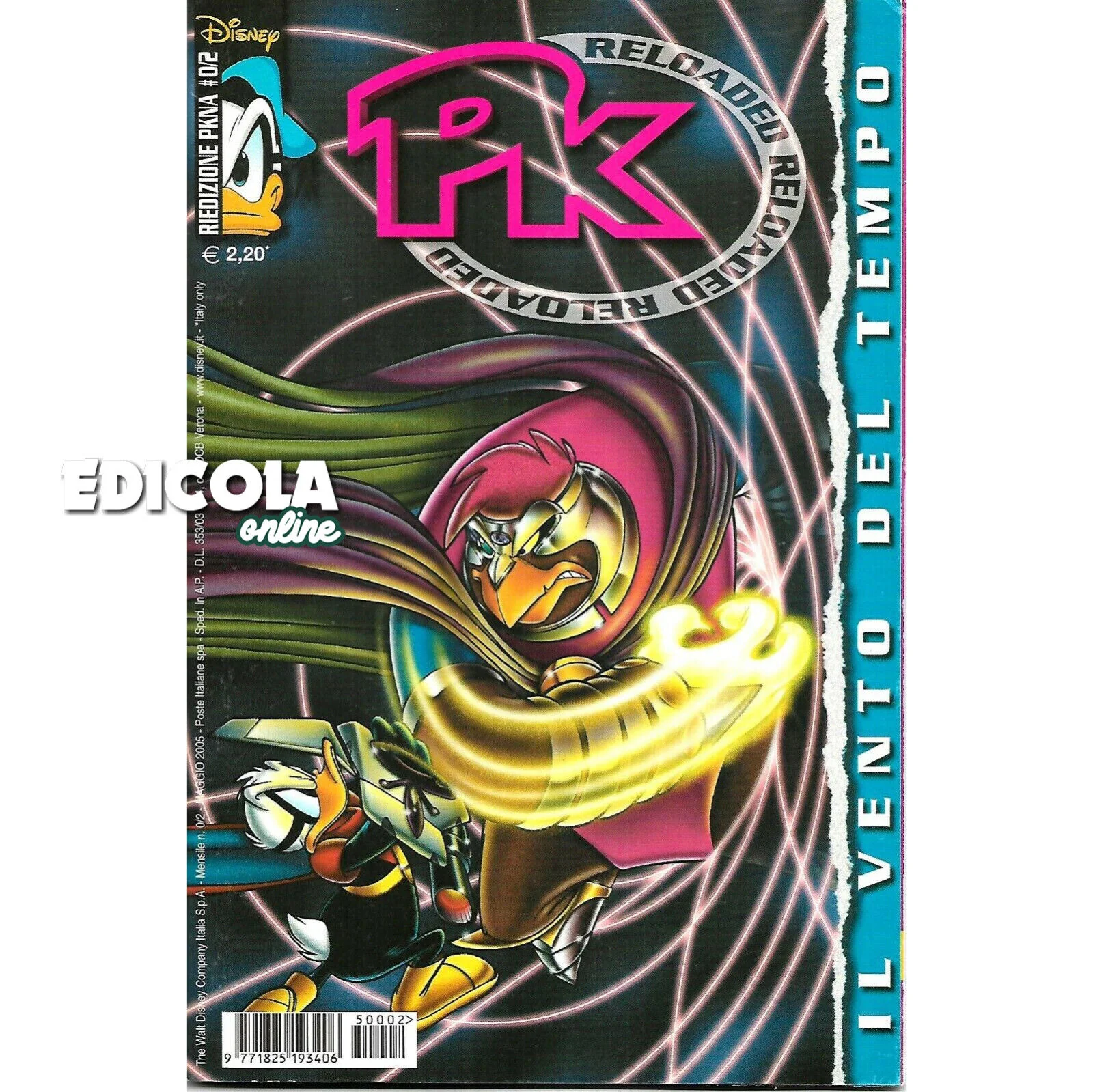 3x Fumetti PKNA Numero Zero 0/2 0/3 Paperinik New Reloaded PK Disney Pikappa #0 - Image 4