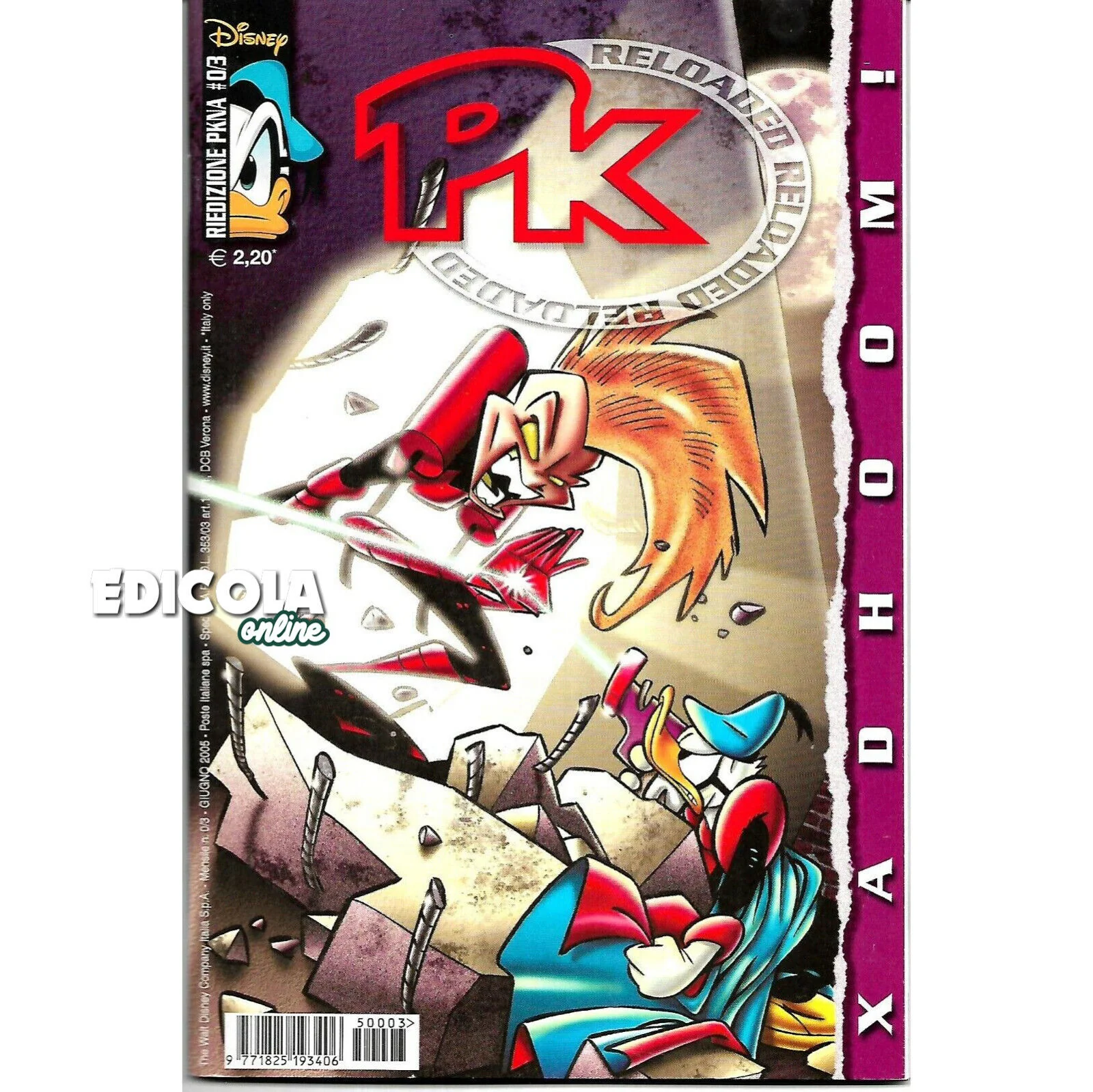 3x Fumetti PKNA Numero Zero 0/2 0/3 Paperinik New Reloaded PK Disney Pikappa #0 - Image 6