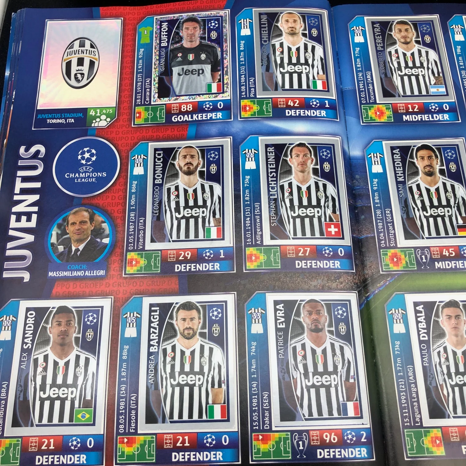 Album Completo di Figurine Calciatori CHAMPIONS LEAGUE 2015-16 Topps Uefa 2016 - Image 11