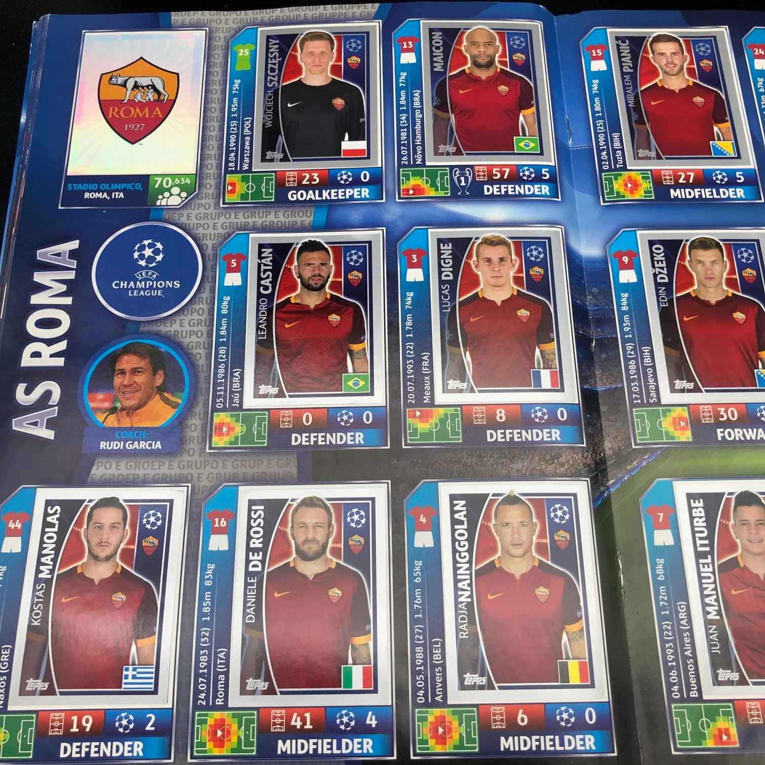 Album Completo di Figurine Calciatori CHAMPIONS LEAGUE 2015-16 Topps Uefa 2016 - Image 14