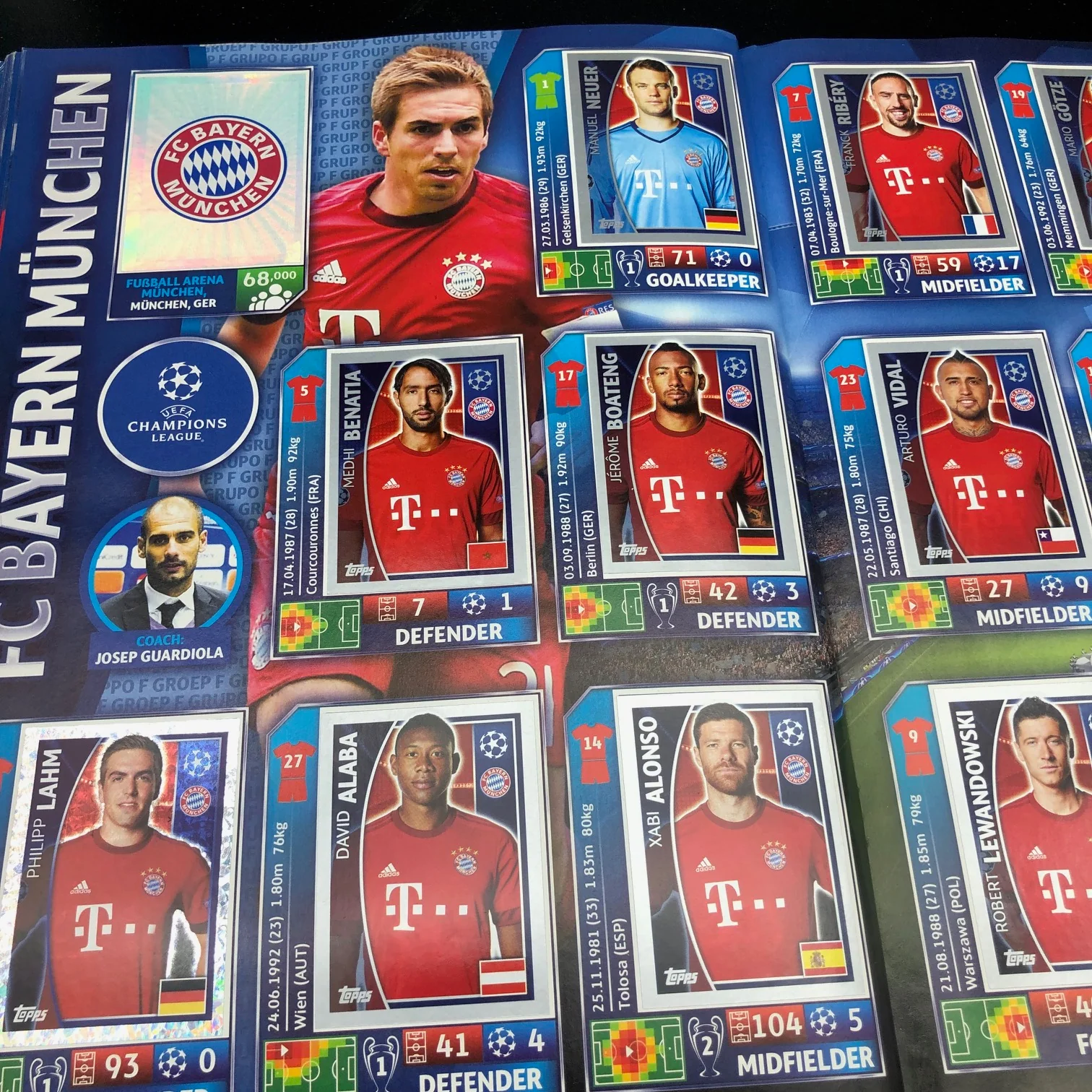 Album Completo di Figurine Calciatori CHAMPIONS LEAGUE 2015-16 Topps Uefa 2016 - Image 17