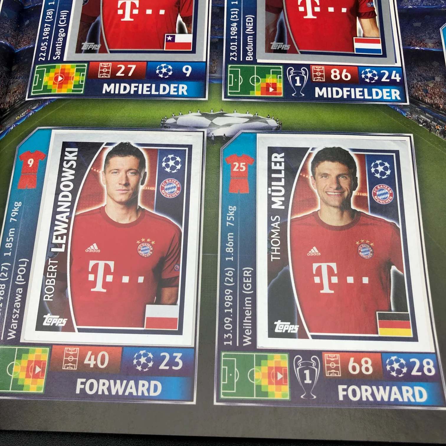 Album Completo di Figurine Calciatori CHAMPIONS LEAGUE 2015-16 Topps Uefa 2016 - Image 18