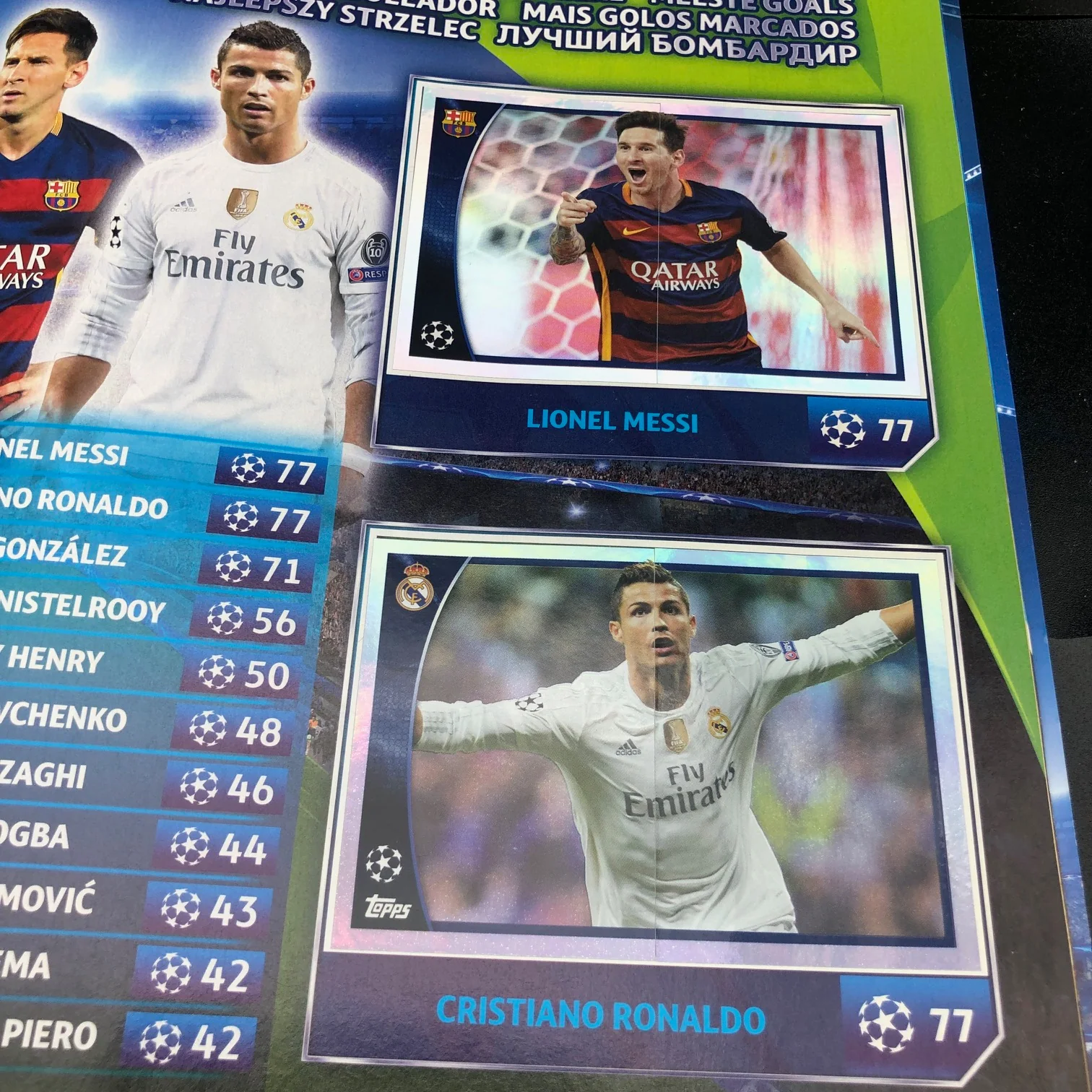 Album Completo di Figurine Calciatori CHAMPIONS LEAGUE 2015-16 Topps Uefa 2016 - Image 23