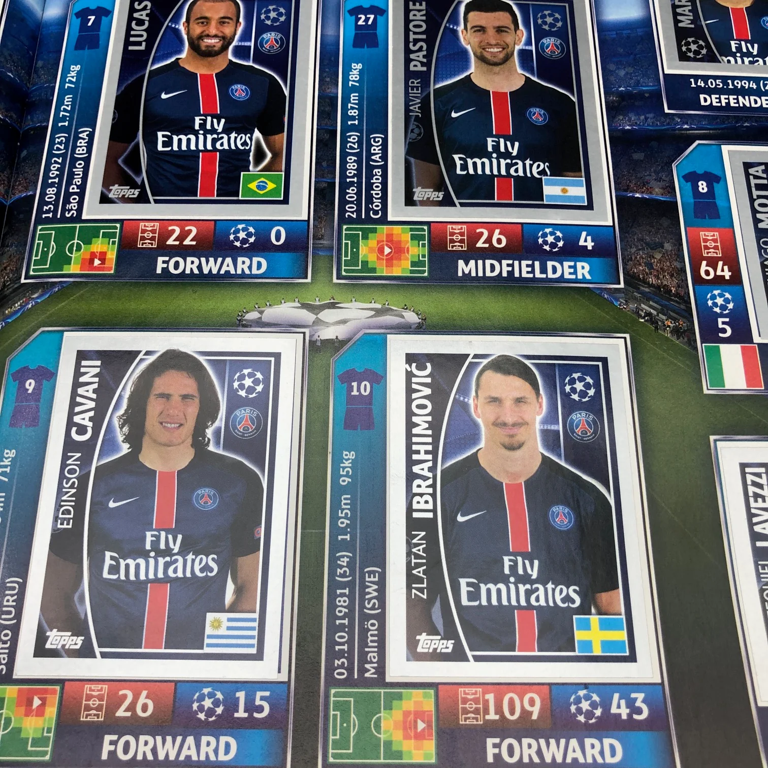 Album Completo di Figurine Calciatori CHAMPIONS LEAGUE 2015-16 Topps Uefa 2016 - Image 5