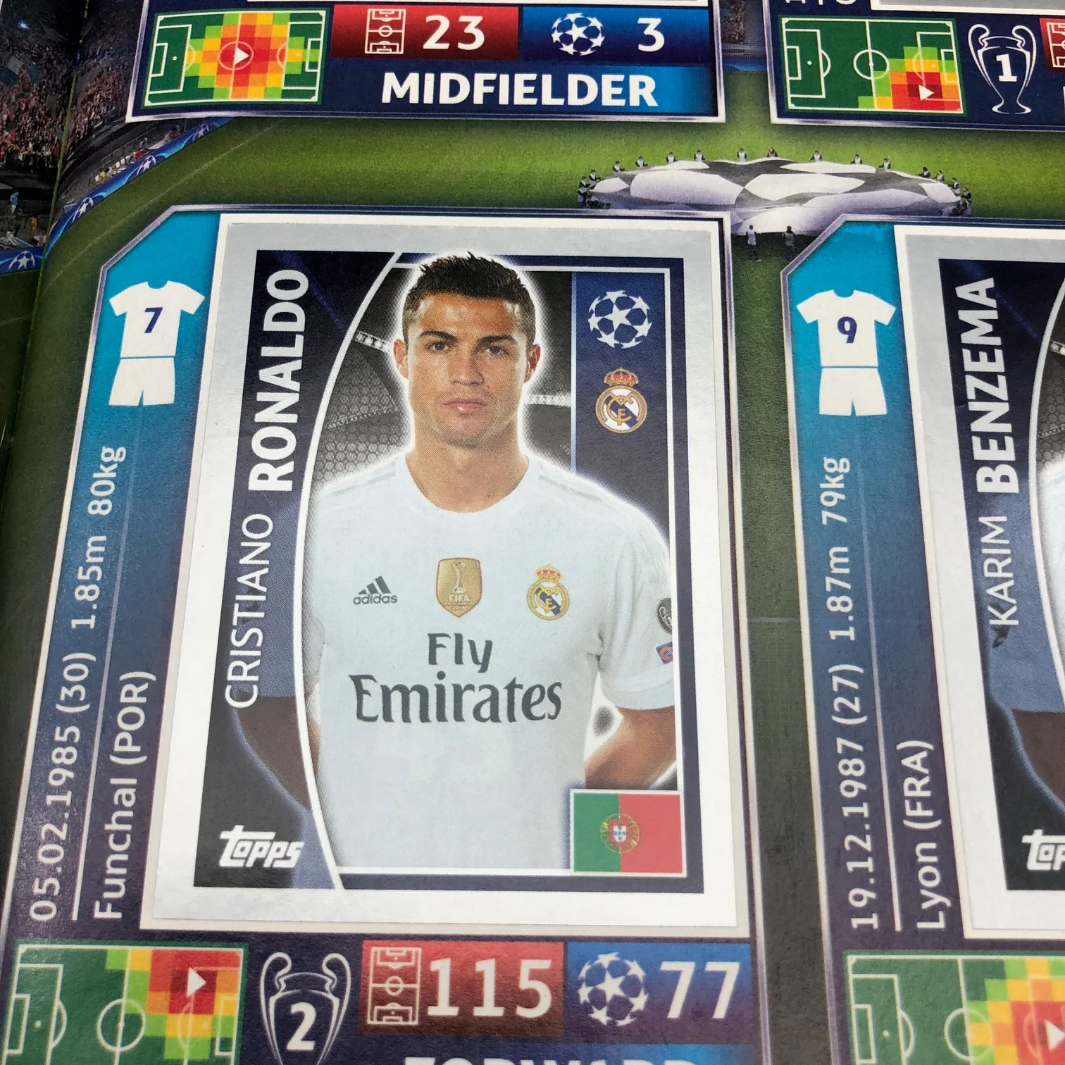 Album Completo di Figurine Calciatori CHAMPIONS LEAGUE 2015-16 Topps Uefa 2016 - Image 8