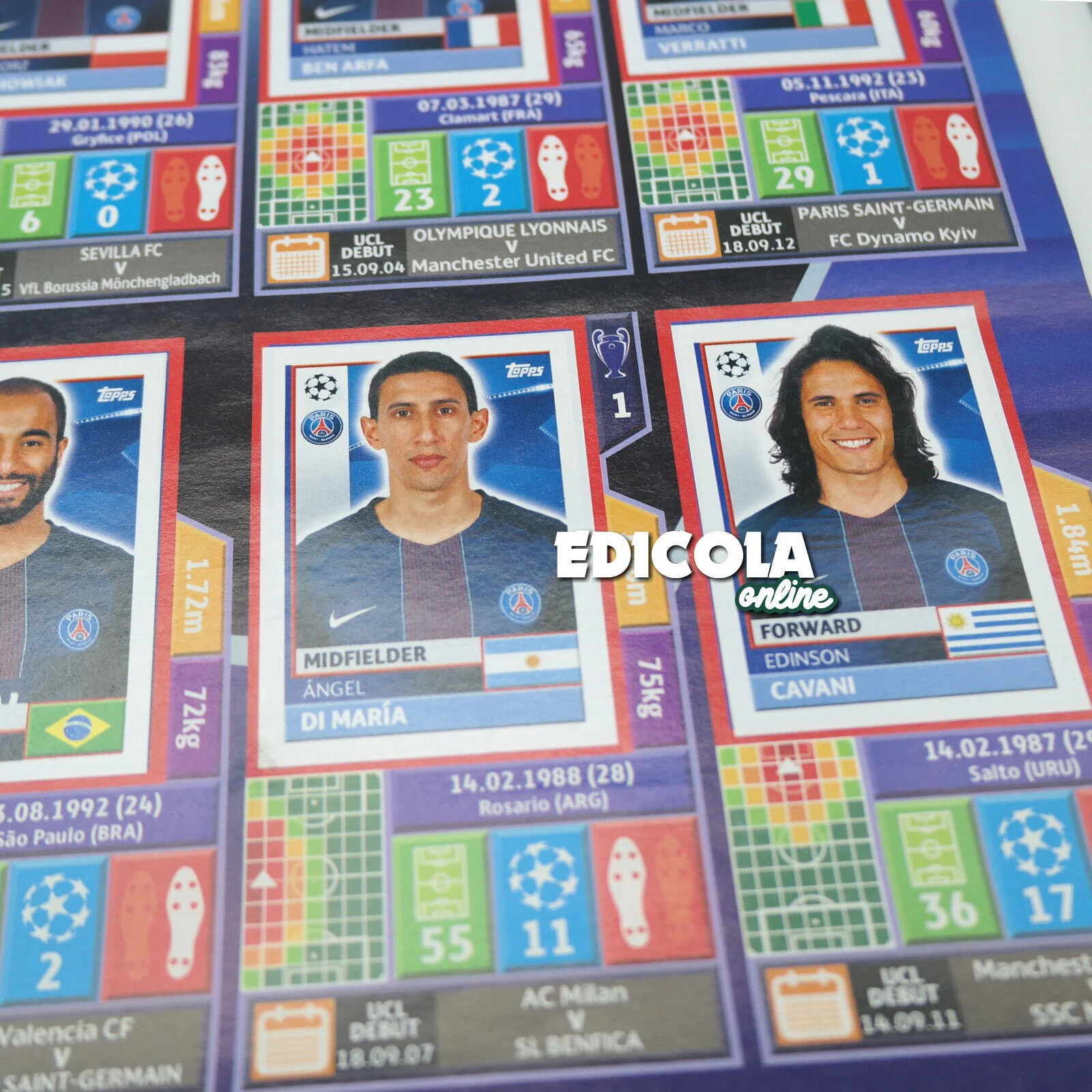Album Completo di Figurine Calciatori CHAMPIONS LEAGUE 2016-17 Topps Uefa 2017 - Image 10