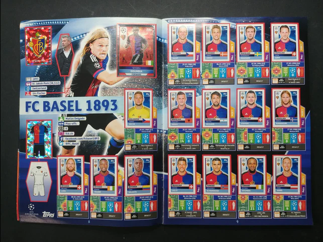 Album Completo di Figurine Calciatori CHAMPIONS LEAGUE 2016-17 Topps Uefa 2017 - Image 12