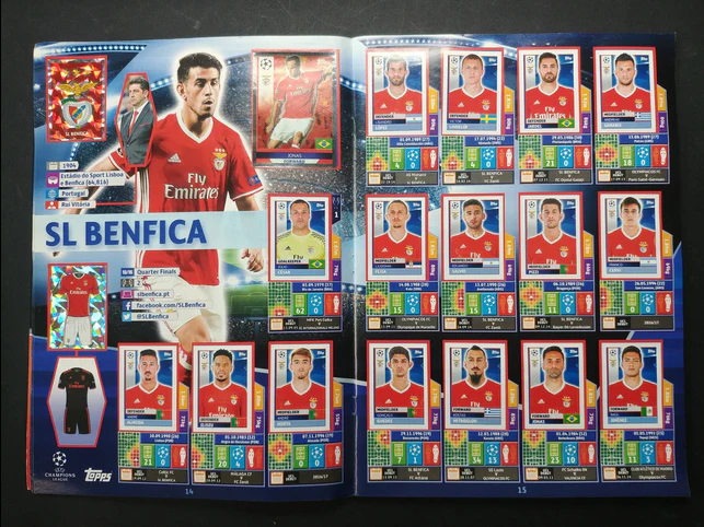 Album Completo di Figurine Calciatori CHAMPIONS LEAGUE 2016-17 Topps Uefa 2017 - Image 13