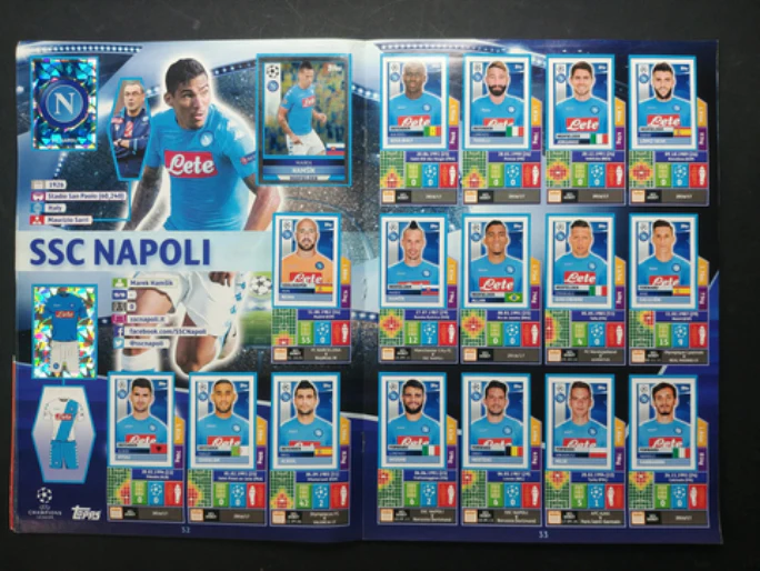 Album Completo di Figurine Calciatori CHAMPIONS LEAGUE 2016-17 Topps Uefa 2017 - Image 14