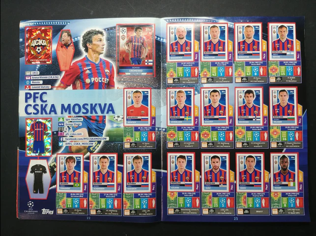Album Completo di Figurine Calciatori CHAMPIONS LEAGUE 2016-17 Topps Uefa 2017 - Image 15