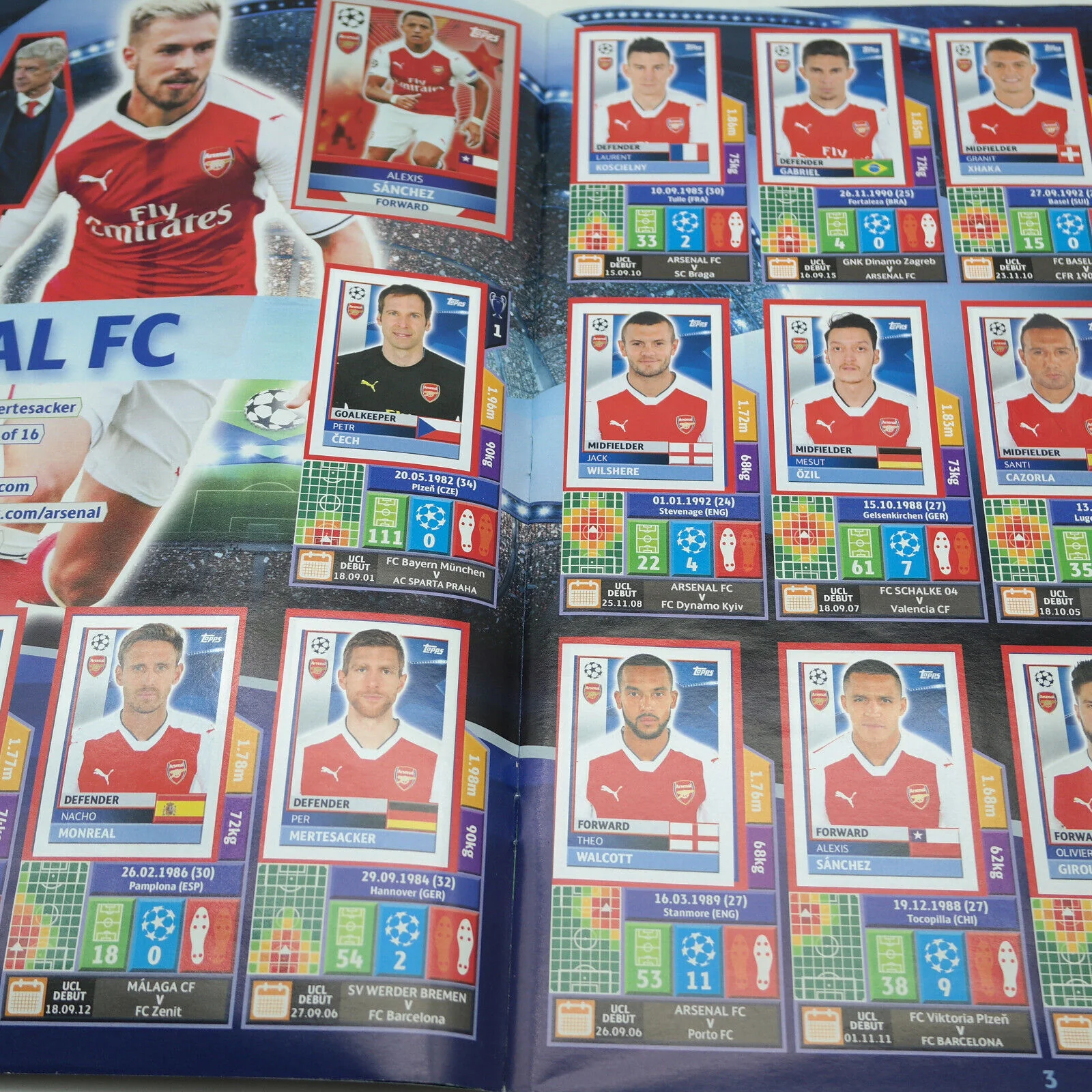 Album Completo di Figurine Calciatori CHAMPIONS LEAGUE 2016-17 Topps Uefa 2017 - Image 18