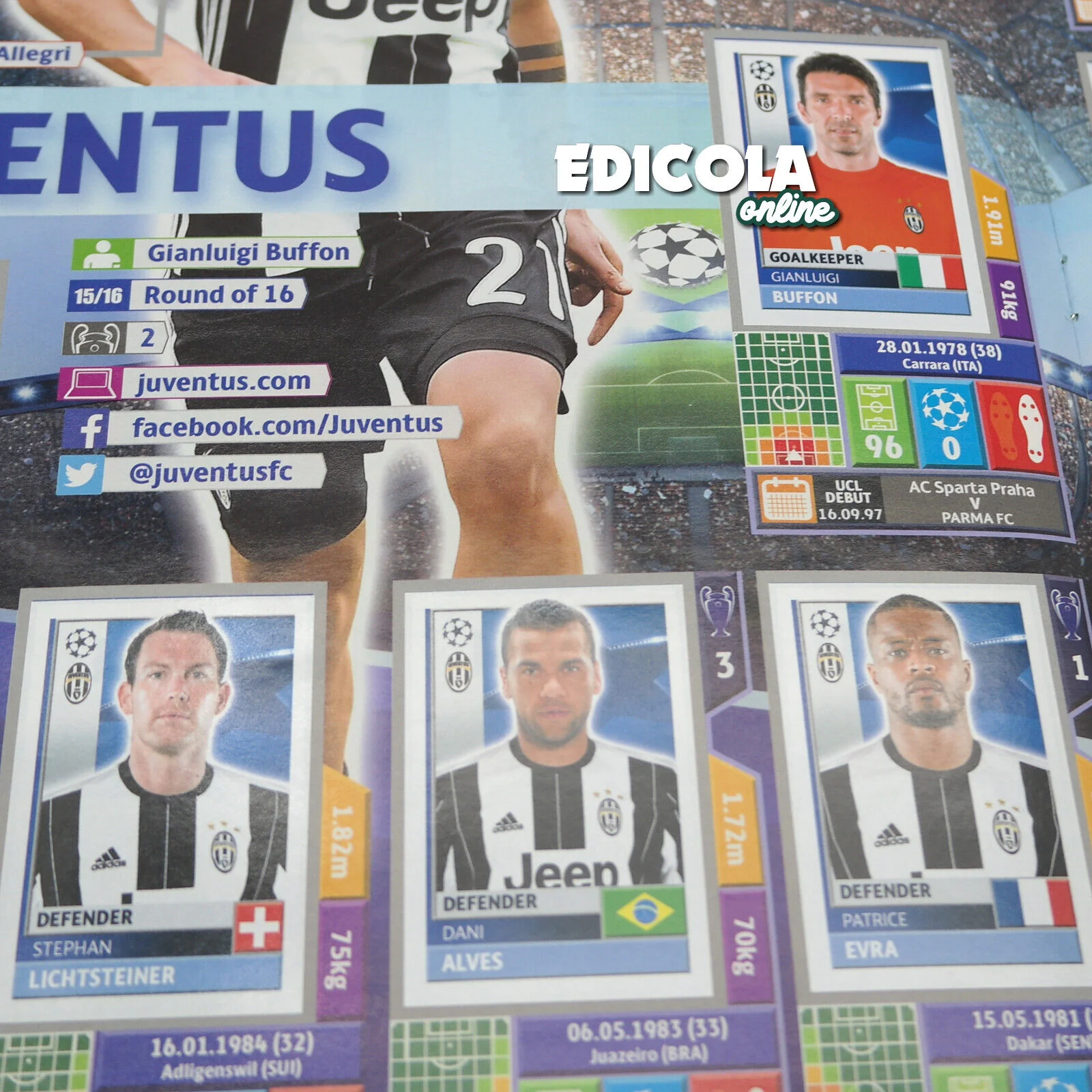 Album Completo di Figurine Calciatori CHAMPIONS LEAGUE 2016-17 Topps Uefa 2017 - Image 23