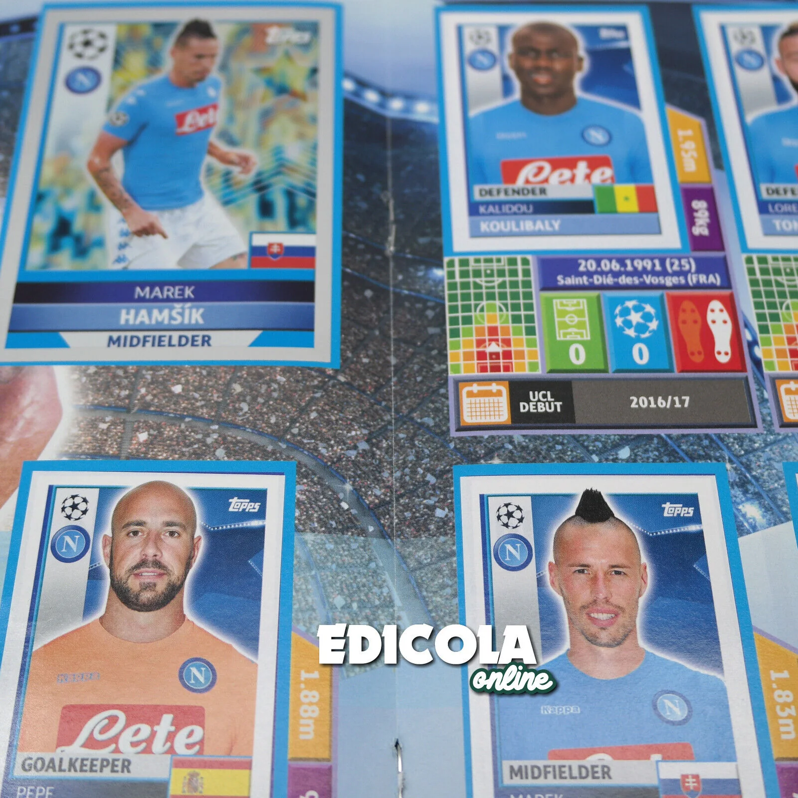 Album Completo di Figurine Calciatori CHAMPIONS LEAGUE 2016-17 Topps Uefa 2017 - Image 24