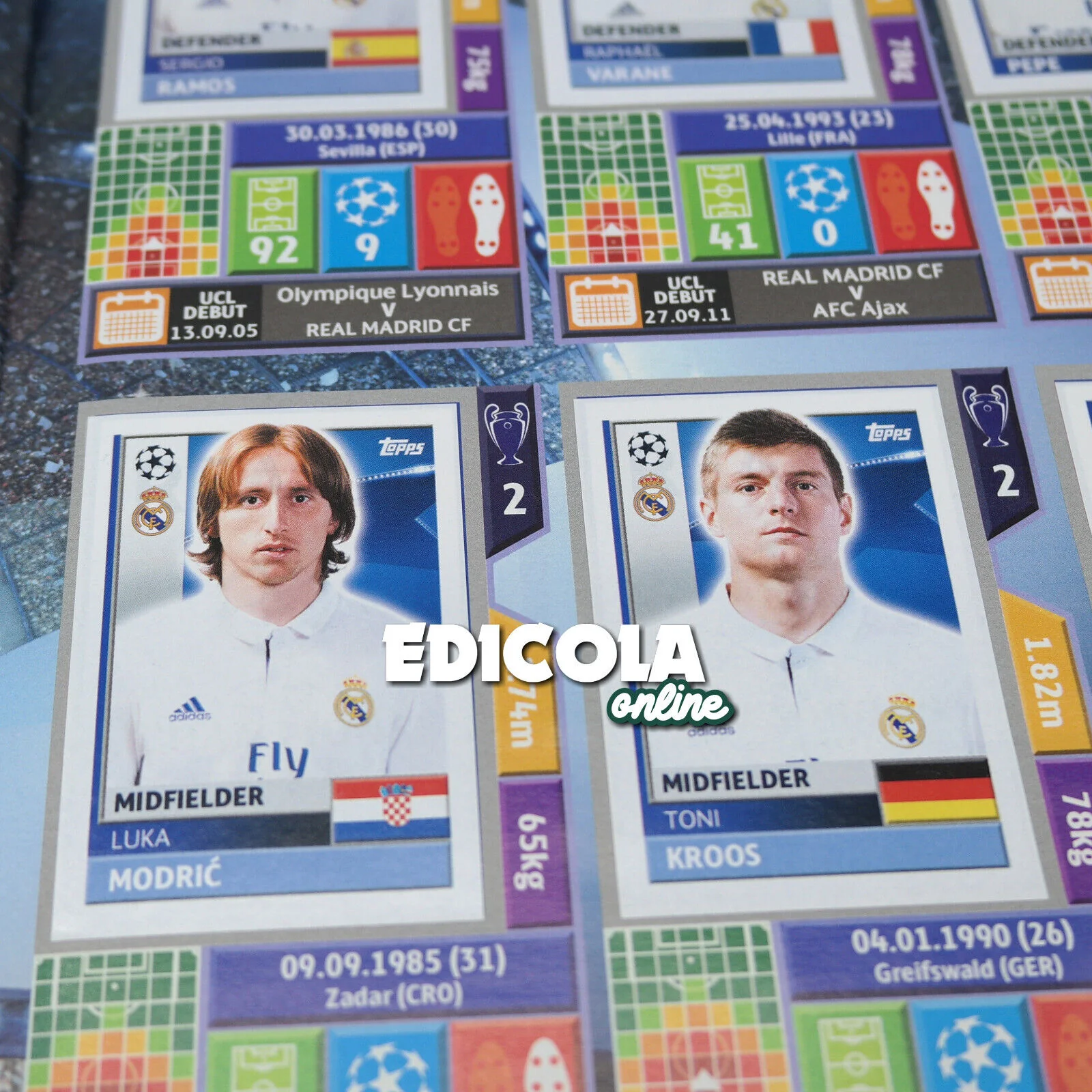 Album Completo di Figurine Calciatori CHAMPIONS LEAGUE 2016-17 Topps Uefa 2017 - Image 5