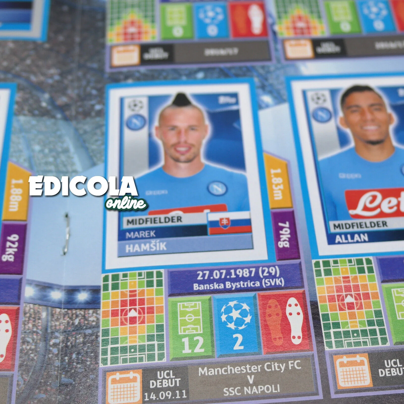 Album Completo di Figurine Calciatori CHAMPIONS LEAGUE 2016-17 Topps Uefa 2017 - Image 6