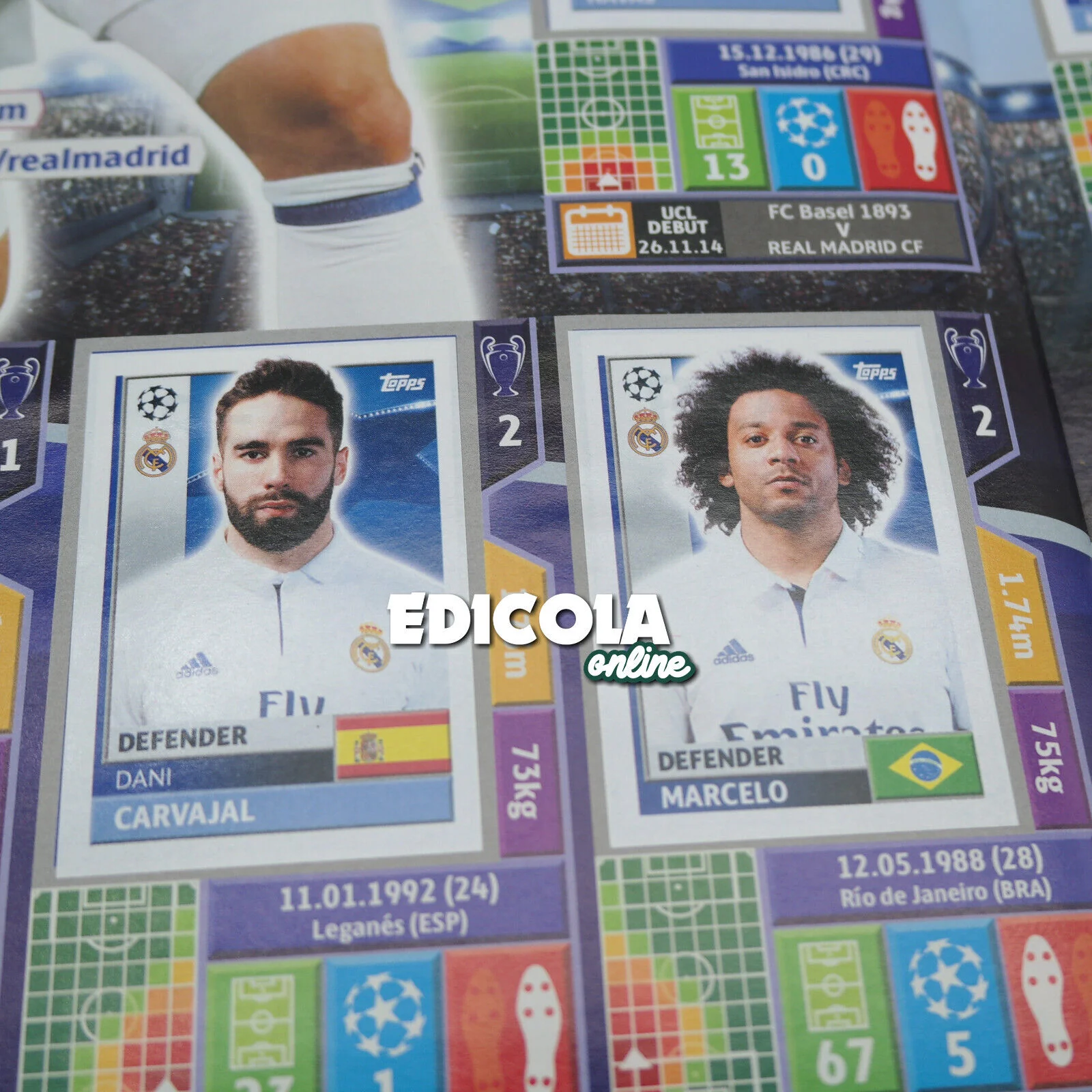 Album Completo di Figurine Calciatori CHAMPIONS LEAGUE 2016-17 Topps Uefa 2017 - Image 7