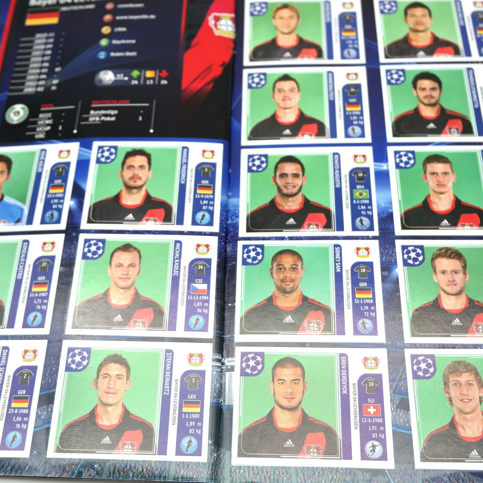 Album Completo di Figurine Calciatori Panini CHAMPIONS LEAGUE 2011-12 Uefa 2012 - Image 14