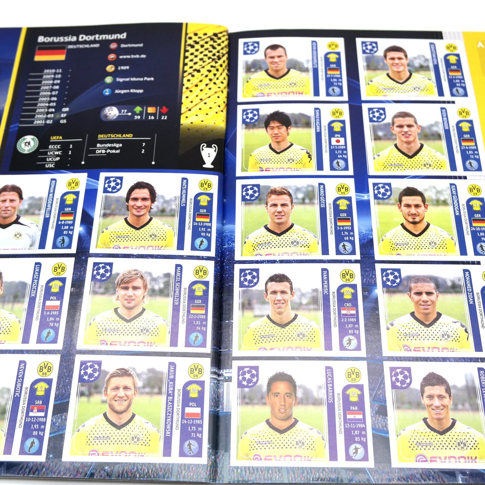 Album Completo di Figurine Calciatori Panini CHAMPIONS LEAGUE 2011-12 Uefa 2012 - Image 15