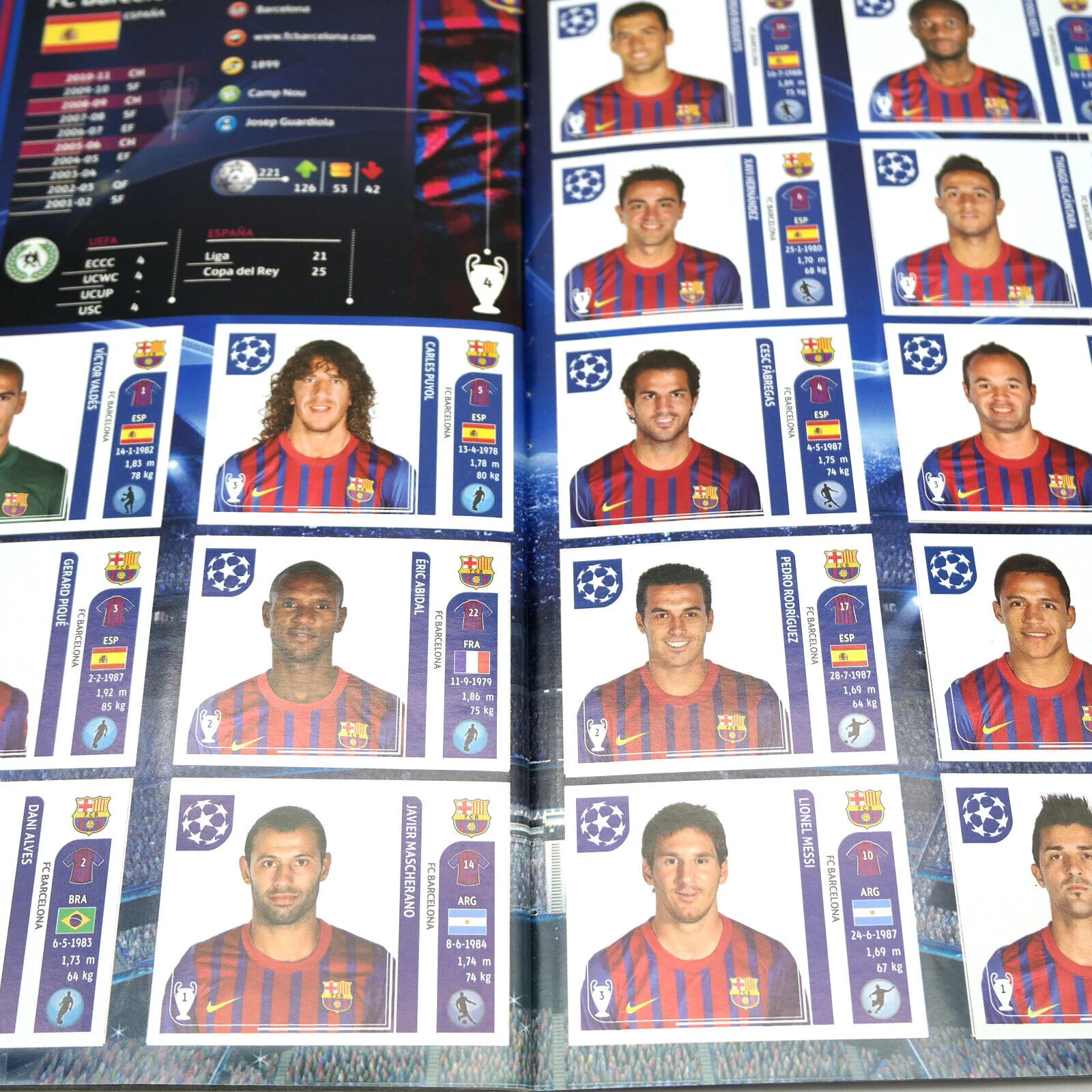 Album Completo di Figurine Calciatori Panini CHAMPIONS LEAGUE 2011-12 Uefa 2012 - Image 16