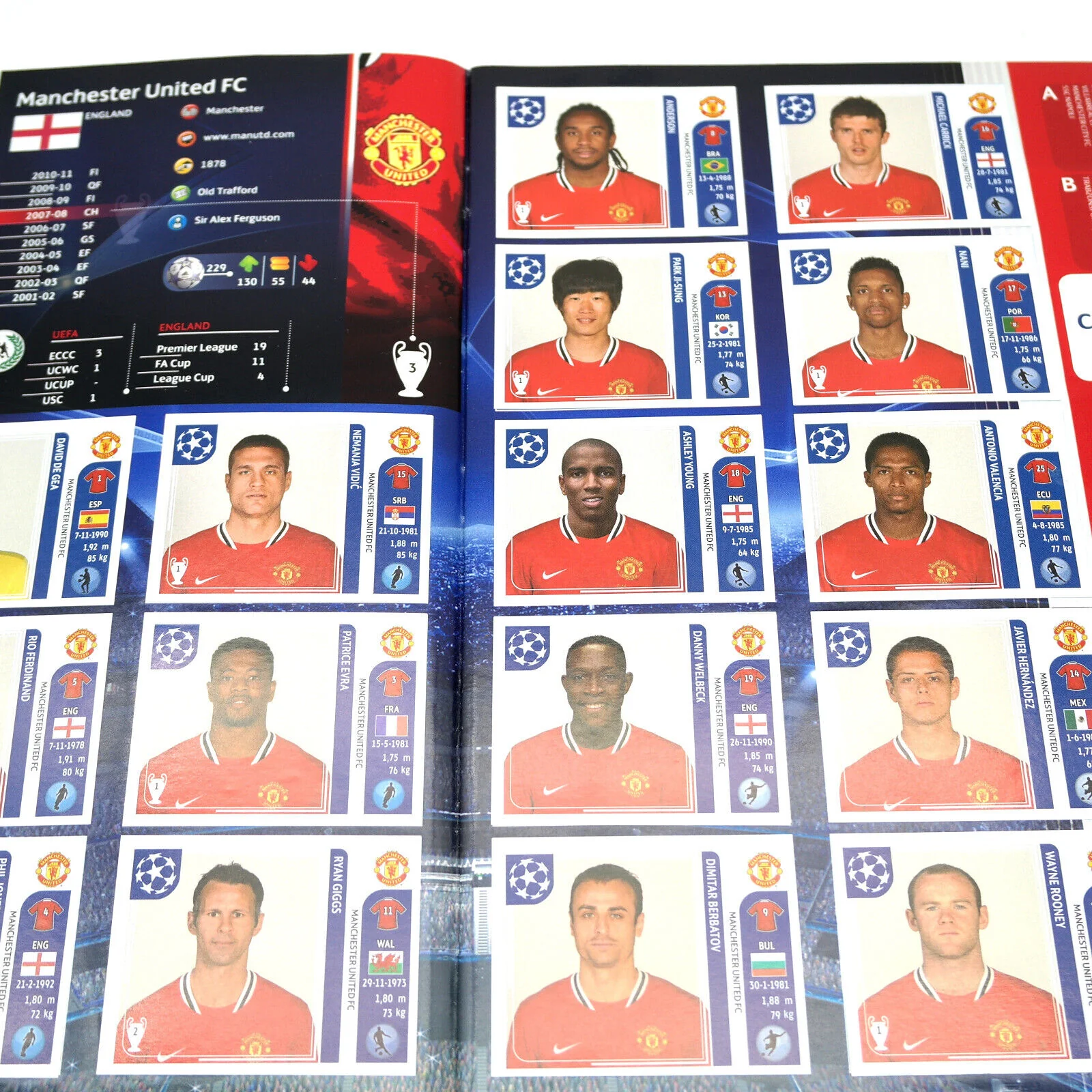 Album Completo di Figurine Calciatori Panini CHAMPIONS LEAGUE 2011-12 Uefa 2012 - Image 9