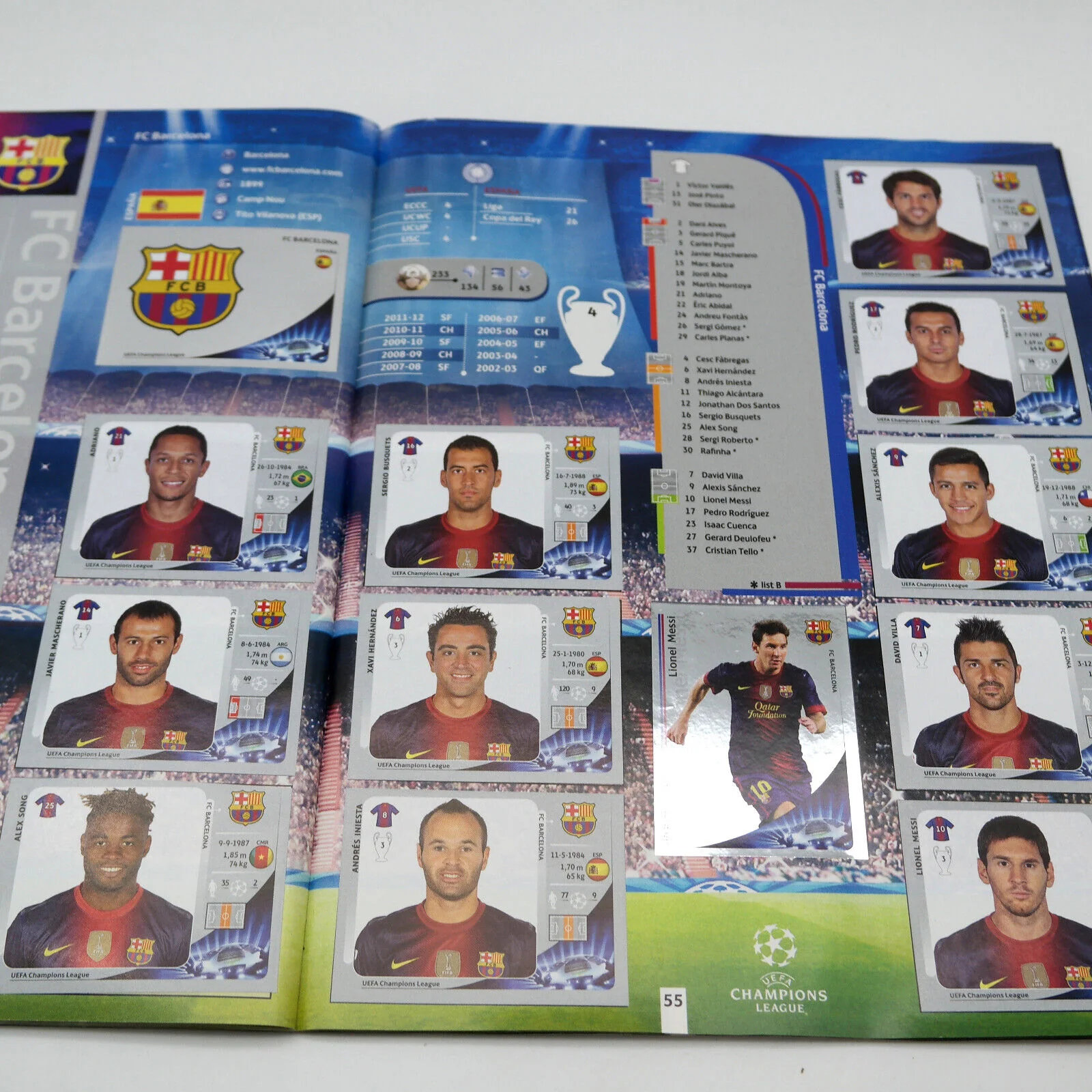 Album Completo di Figurine Calciatori Panini CHAMPIONS LEAGUE 2012-13 Uefa 2013 - Image 12