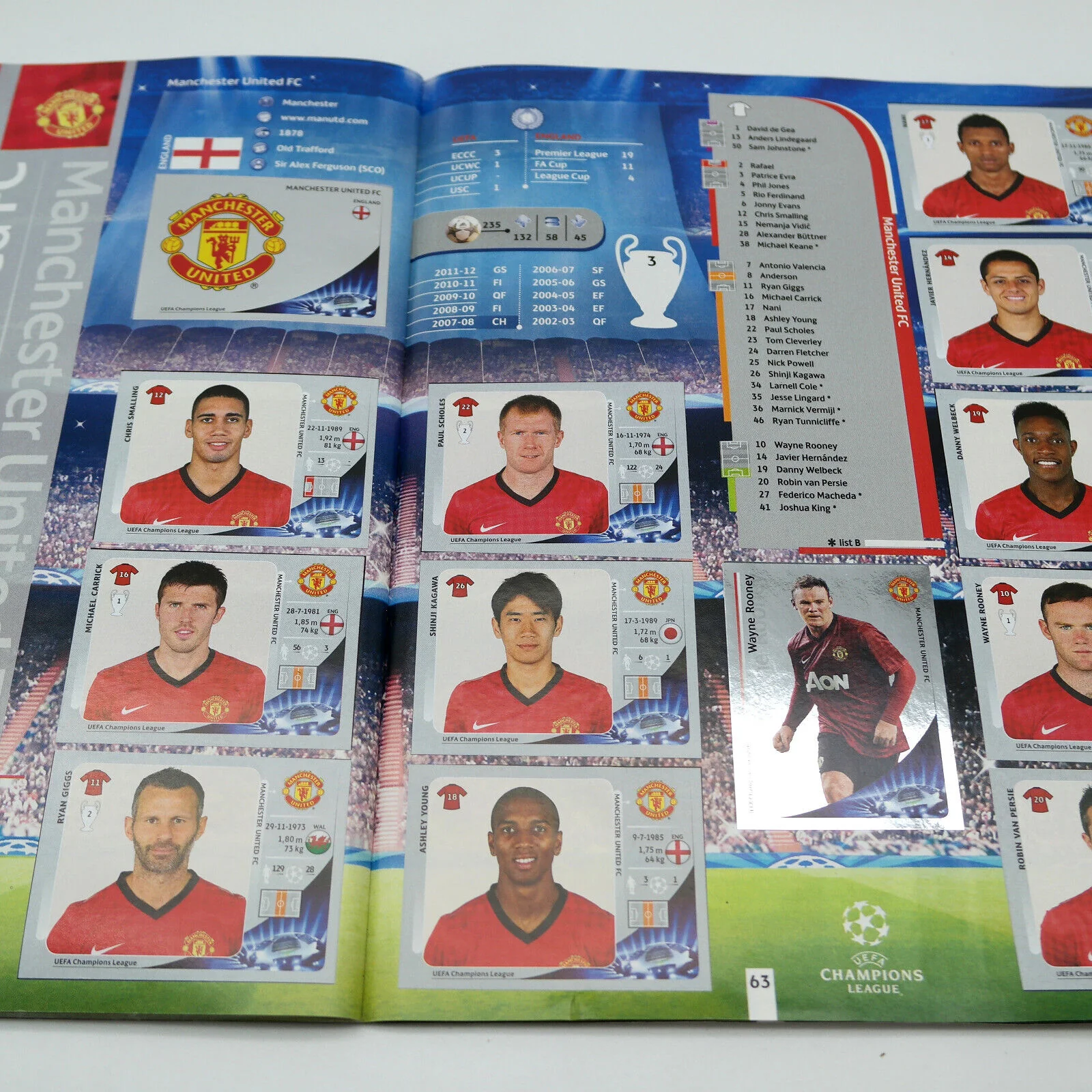 Album Completo di Figurine Calciatori Panini CHAMPIONS LEAGUE 2012-13 Uefa 2013 - Image 14