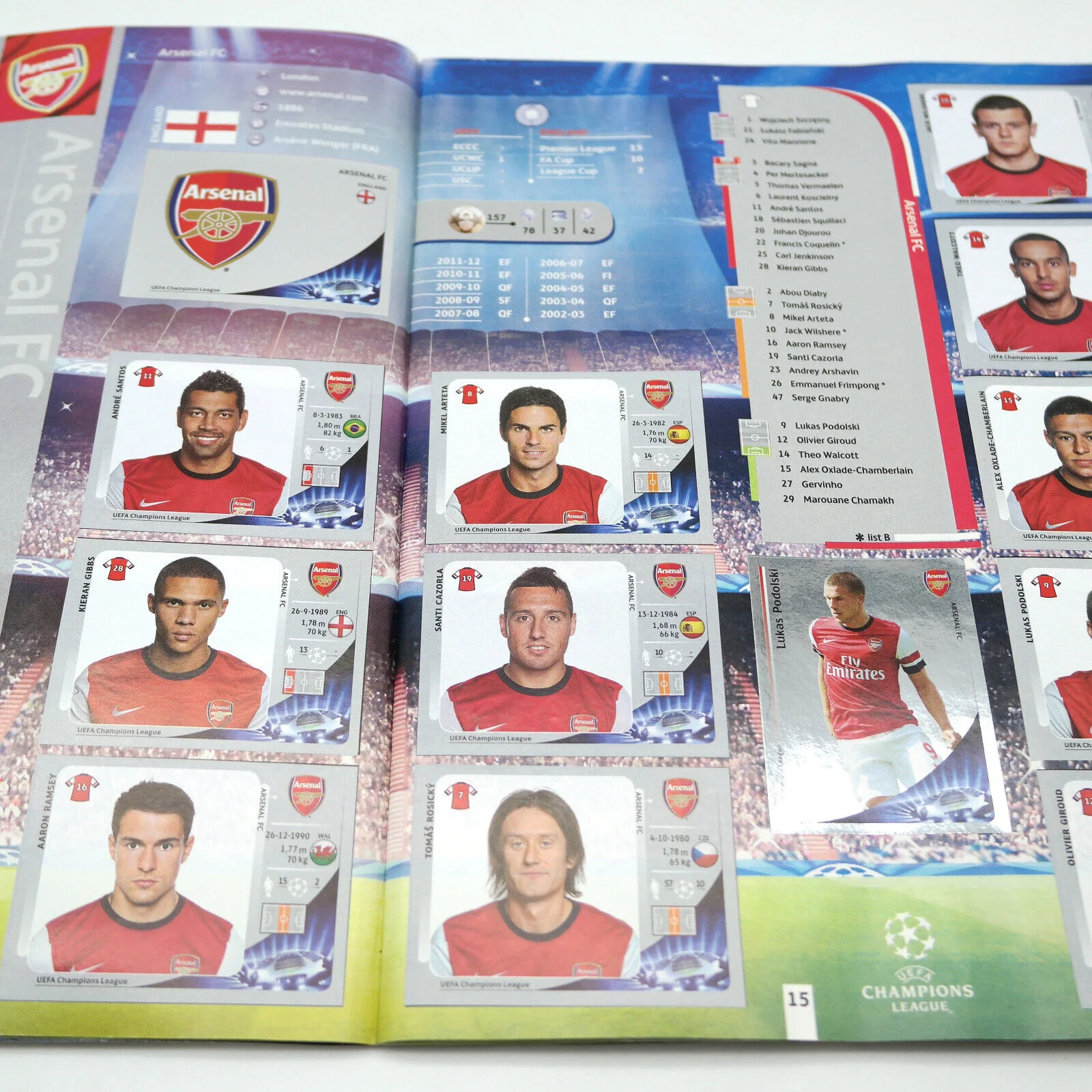 Album Completo di Figurine Calciatori Panini CHAMPIONS LEAGUE 2012-13 Uefa 2013 - Image 3