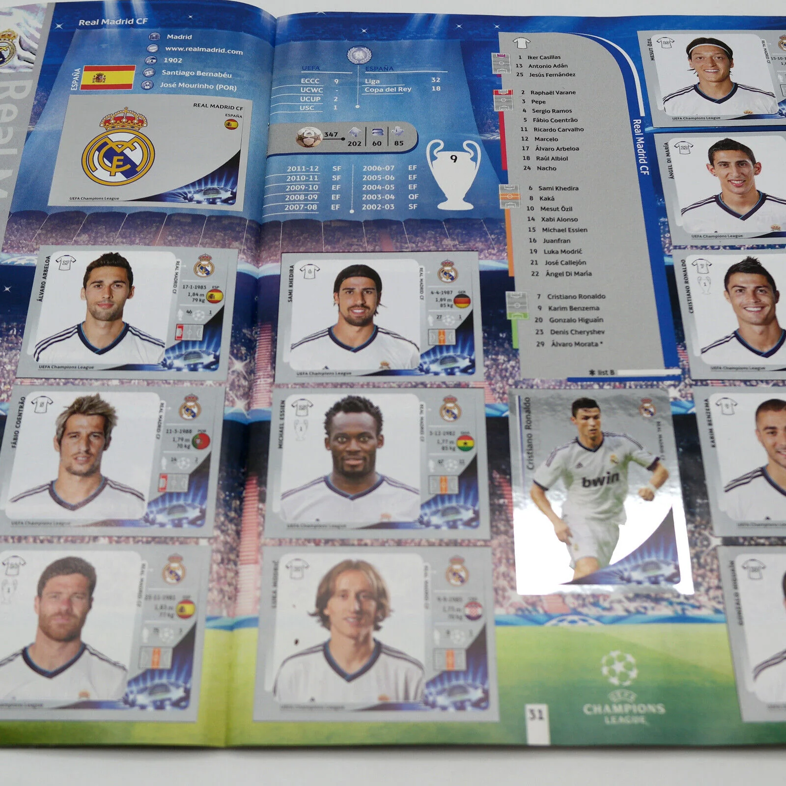 Album Completo di Figurine Calciatori Panini CHAMPIONS LEAGUE 2012-13 Uefa 2013 - Image 6