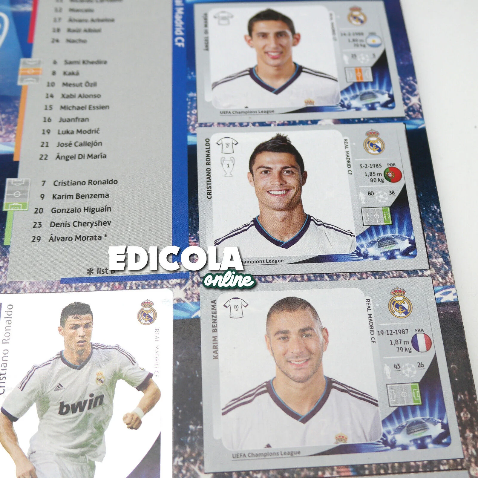 Album Completo di Figurine Calciatori Panini CHAMPIONS LEAGUE 2012-13 Uefa 2013 - Image 7