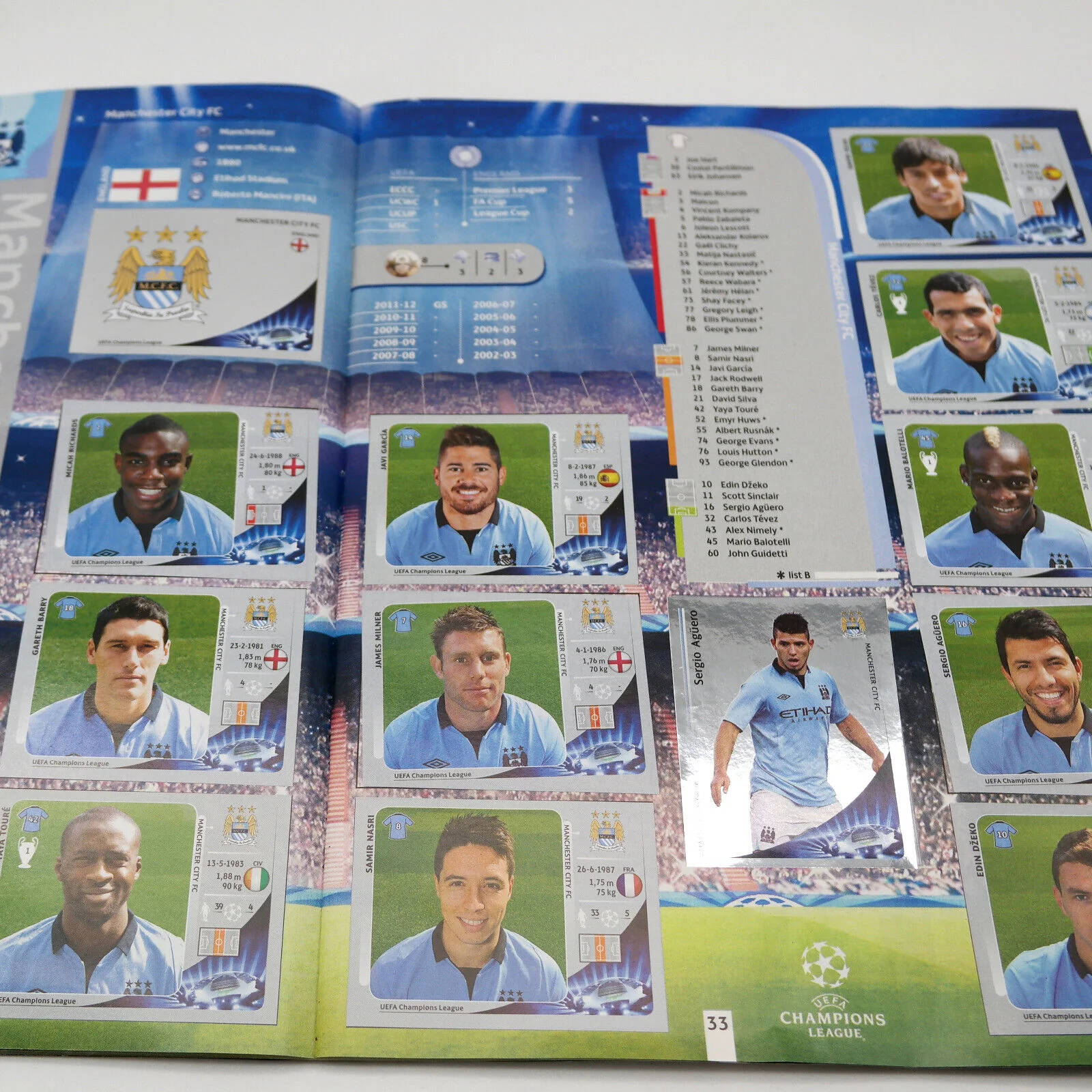 Album Completo di Figurine Calciatori Panini CHAMPIONS LEAGUE 2012-13 Uefa 2013 - Image 9