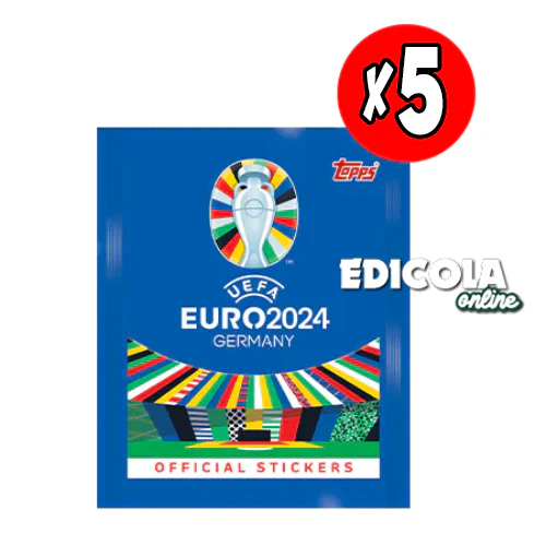 Album e/o Bustine di Figurine EURO 2024 Germany Topps Uefa 24 Official Stickers - Image 3