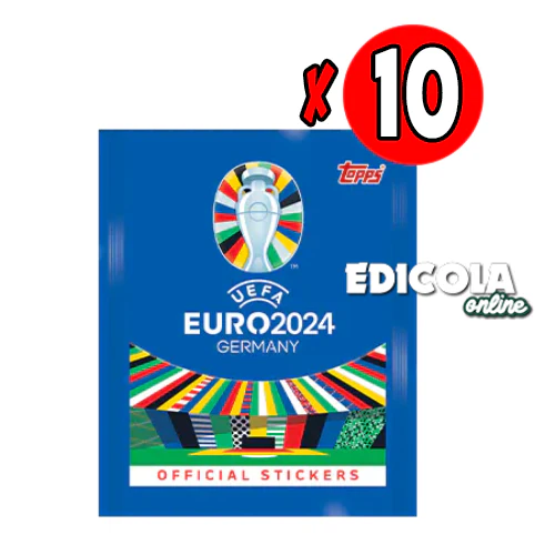 Album e/o Bustine di Figurine EURO 2024 Germany Topps Uefa 24 Official Stickers - Image 4