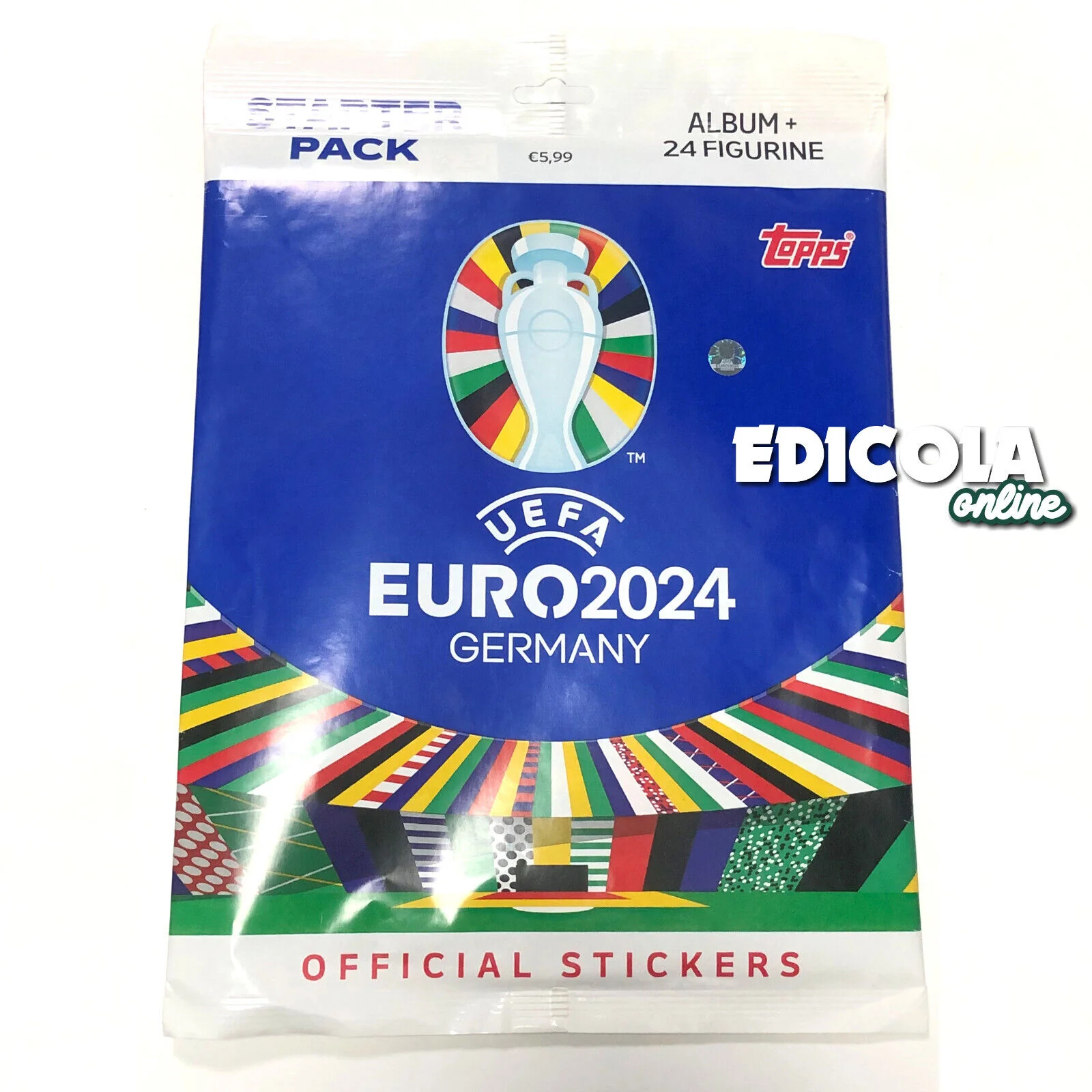 Album e/o Bustine di Figurine EURO 2024 Germany Topps Uefa 24 Official Stickers - Image 6