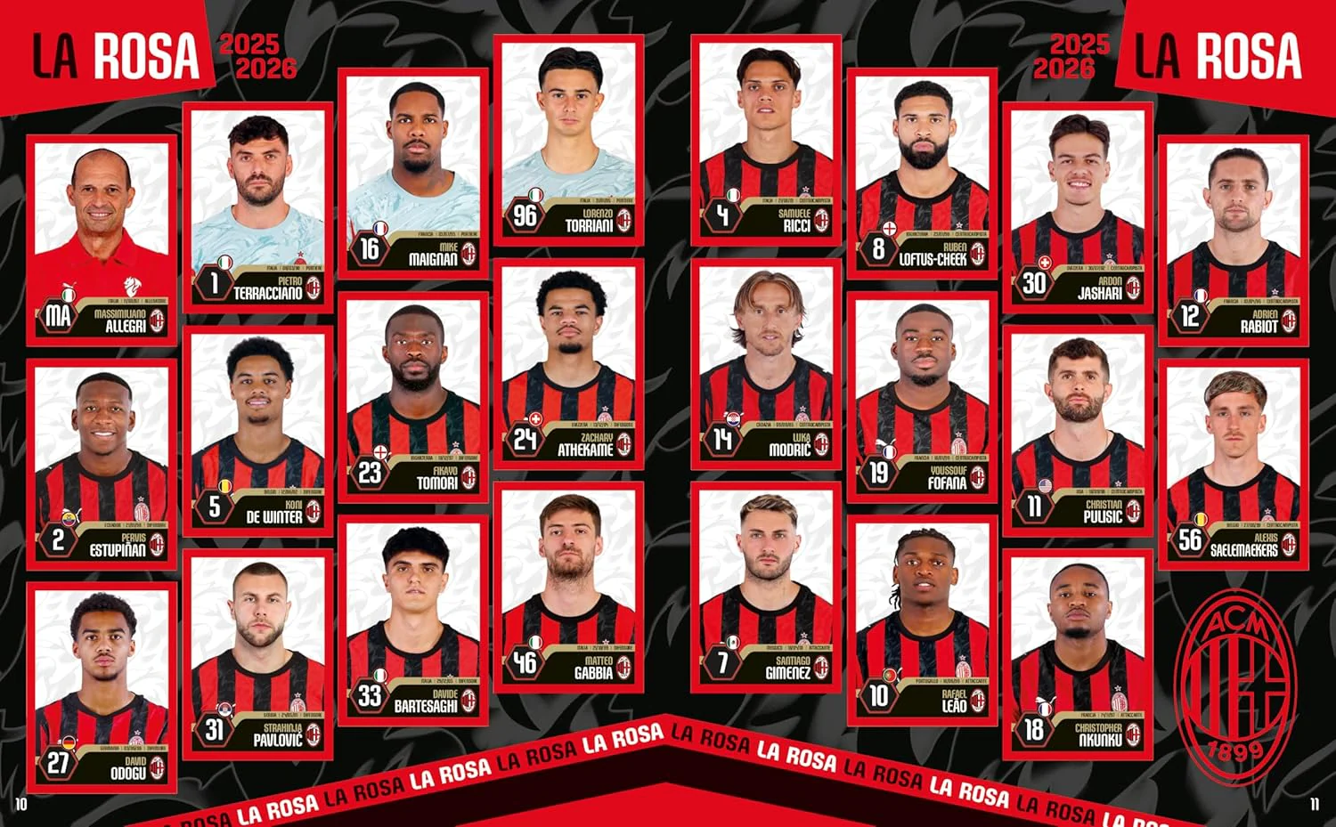 Album Vuoto + 50 bustine di Figurine Milan 2025-2026 - Prodotto Ufficiale - Image 5