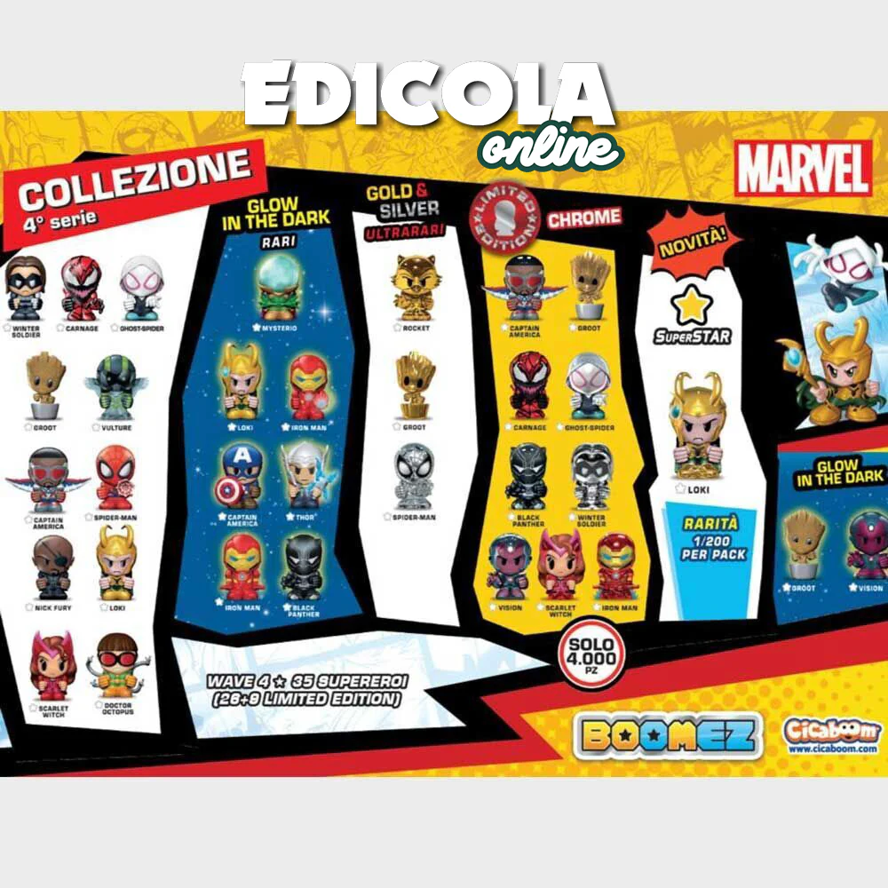 Busta a Sorpresa di BOOMEZ Marvel Wave 4 - Bustina Hero 3D Card Game - Image 3