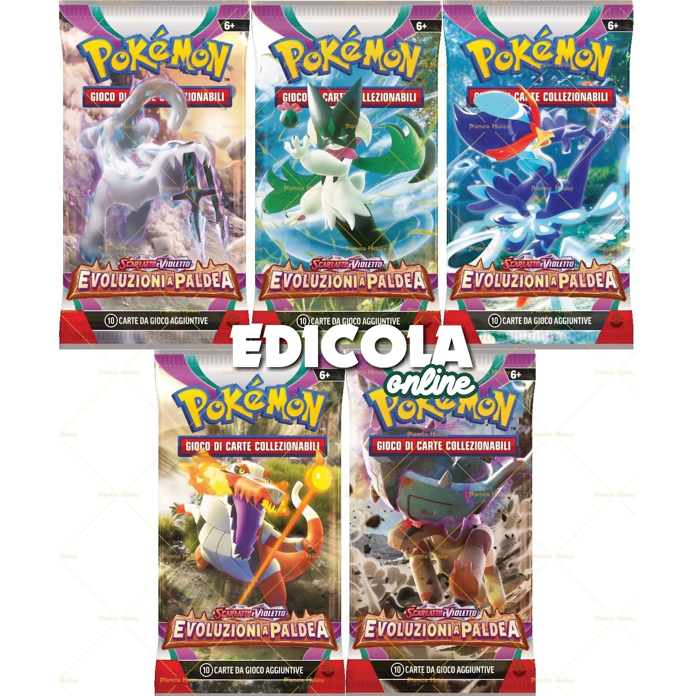 Bustine singole Pokémon ITA Sigillate - 10 Carte da Gioco espansioni in Italiano - Image 3