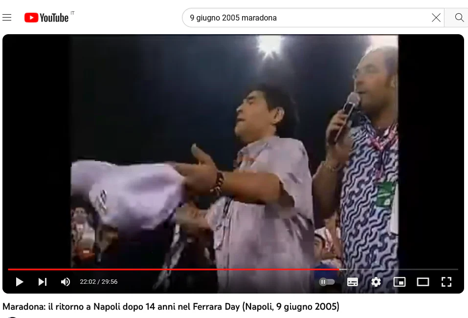 Cappello TOTOSI Addio Ciro Ferrara al San Paolo Ospite Diego Armando Maradona - Image 4