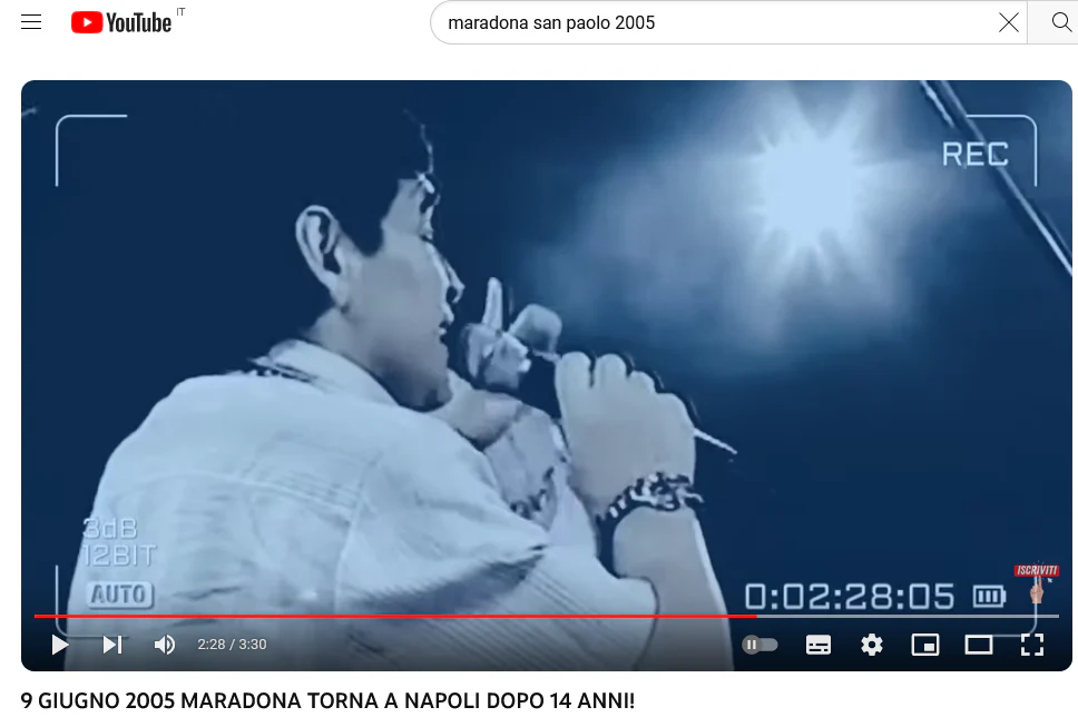 Cappello TOTOSI Addio Ciro Ferrara al San Paolo Ospite Diego Armando Maradona - Image 5