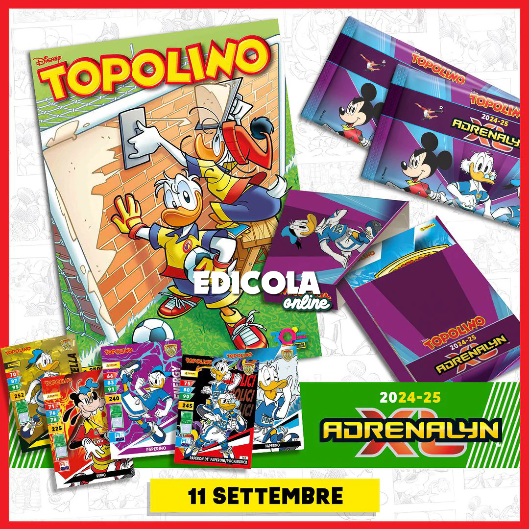 Collezione Completa TOPOLINO Adrenalyn XL 2024-25 (4 Uscite) - Image 3